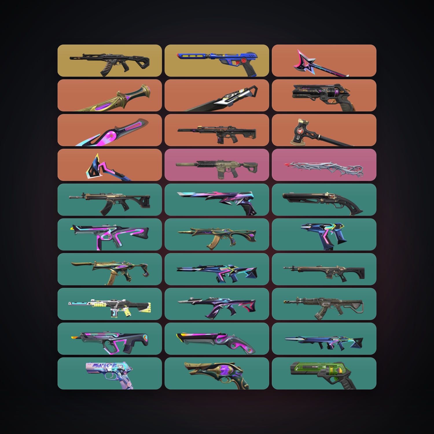 EU Gold 1 locker — 6 knives, 78 skins, lvl 226 — HabibiAccounts