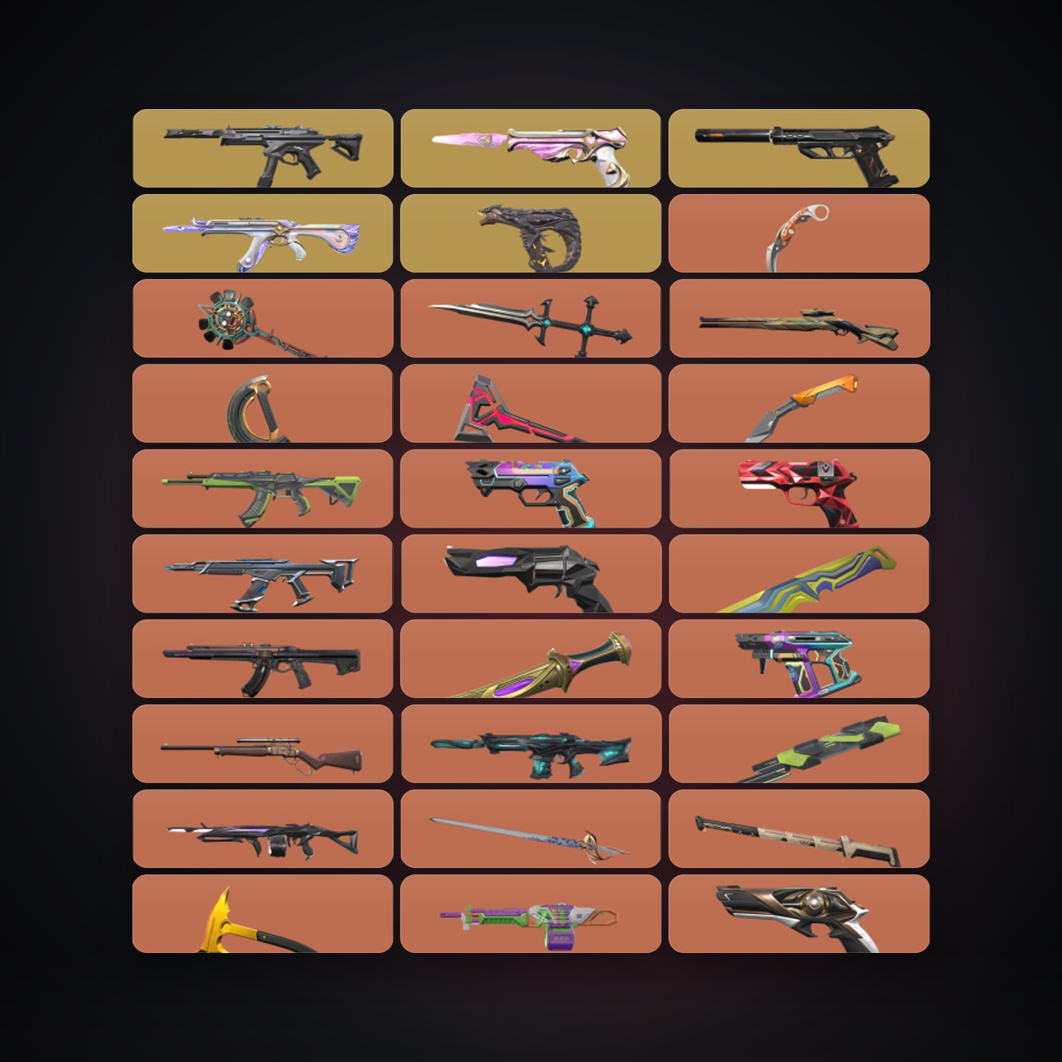 NA Diamond 1 locker — 34 knives, 340 skins, lvl 437 — HabibiAccounts