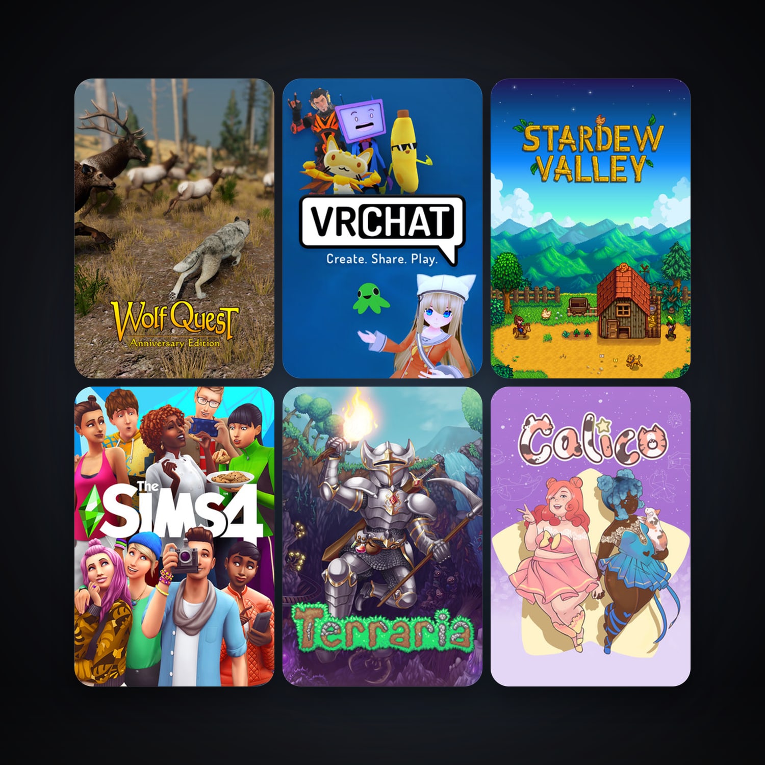Terraria + Stardew Valley, 26 games, clean — HabibiAccounts