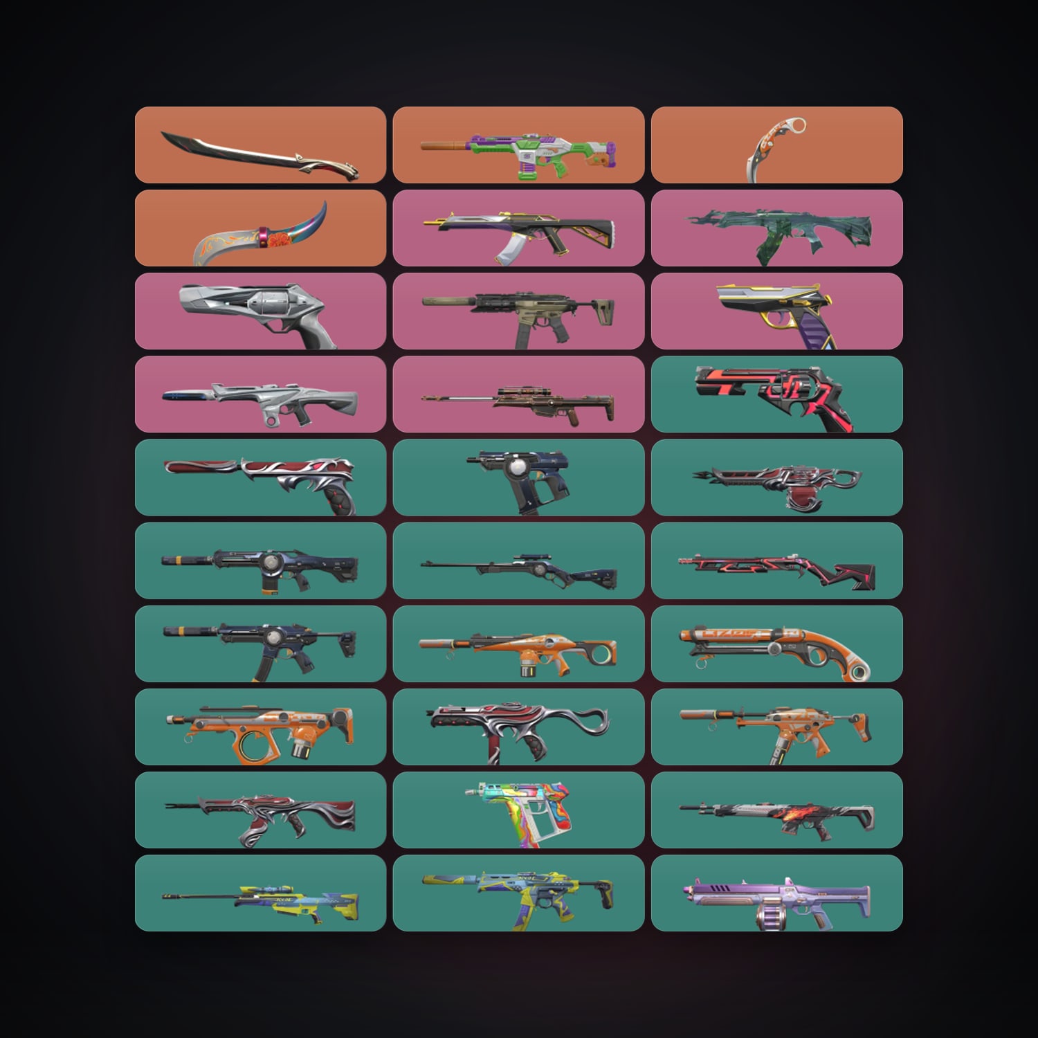 EU Silver 3 locker — 3 knives, 51 skins, lvl 54 — HabibiAccounts