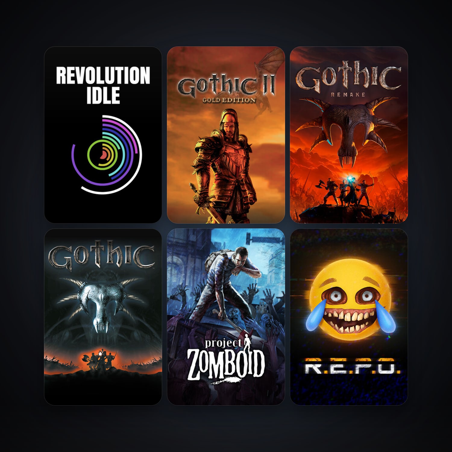 Gothic II: Gold Edition + Gothic 1, 14 games, clean — HabibiAccounts
