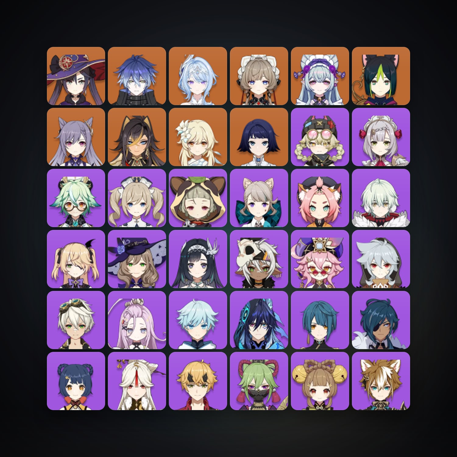 Genshin Impact | AR 55 | 46 Chars | 8× 5★ — Genshin / miHoYo Account — HabibiAccounts