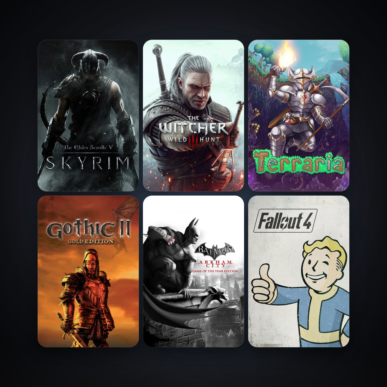 Gothic II: Gold Edition + Saints Row: The Third, 89 games, clean — HabibiAccounts