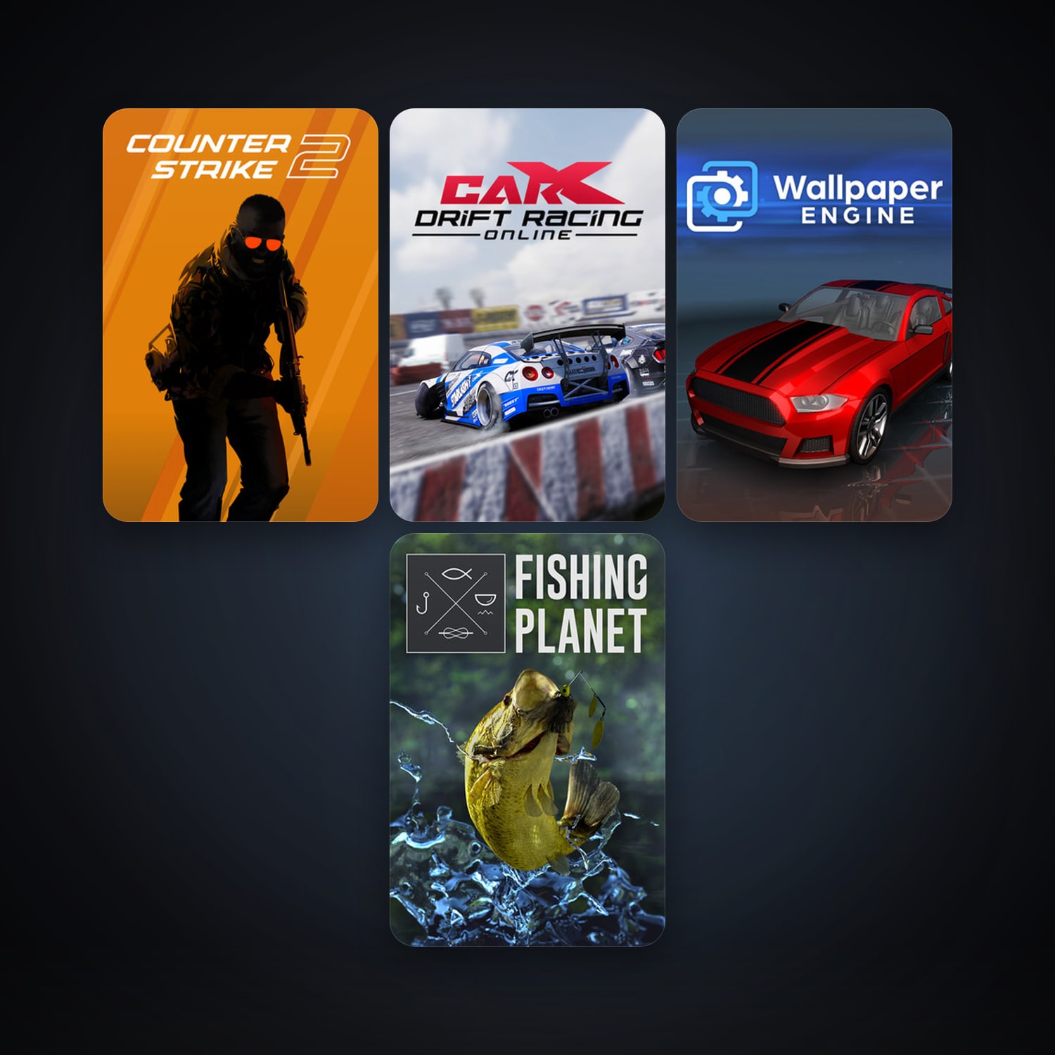 CS2 Prime + Fishing Planet, 7 games, clean — HabibiAccounts