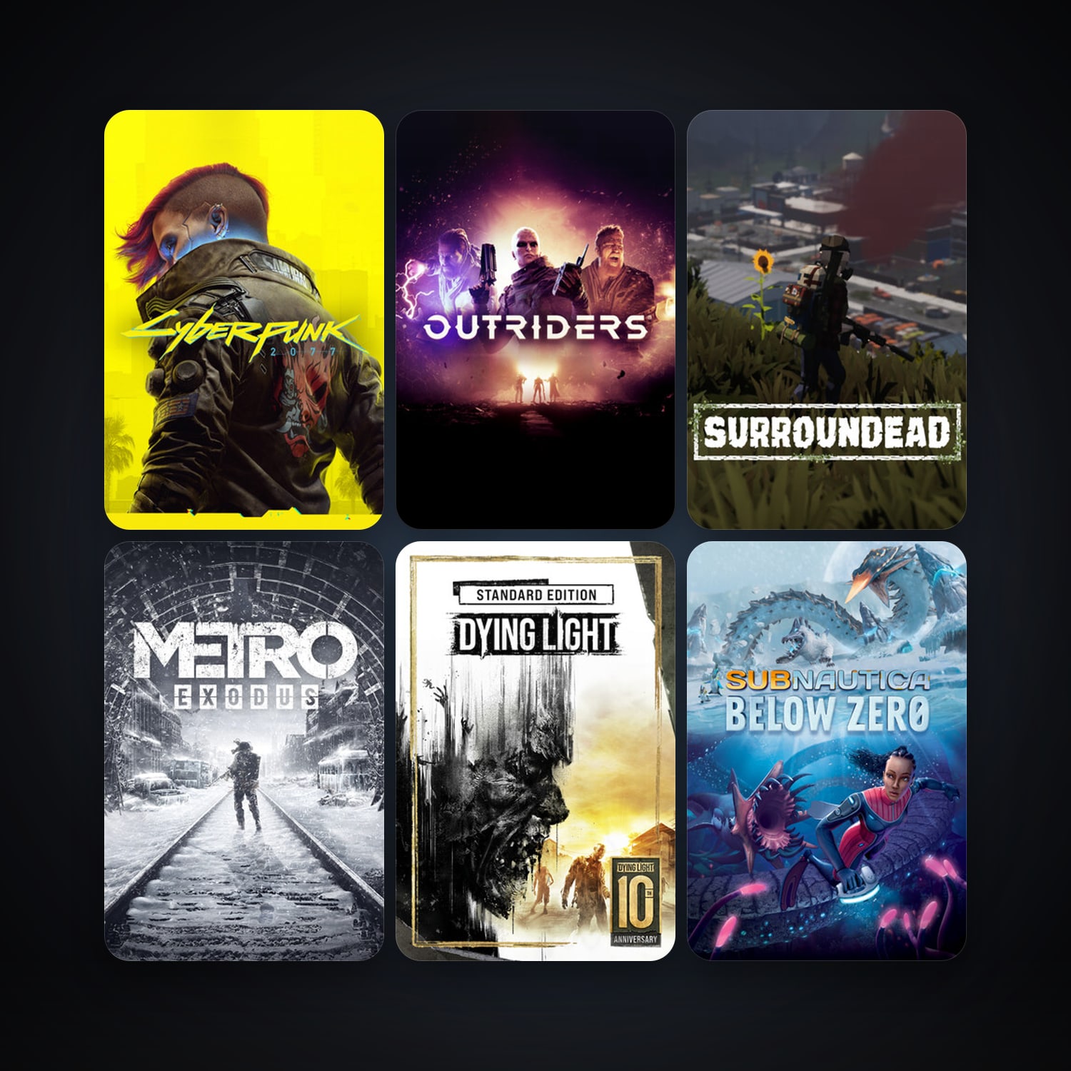 Dying Light + Metro Exodus, 64 games, clean — HabibiAccounts