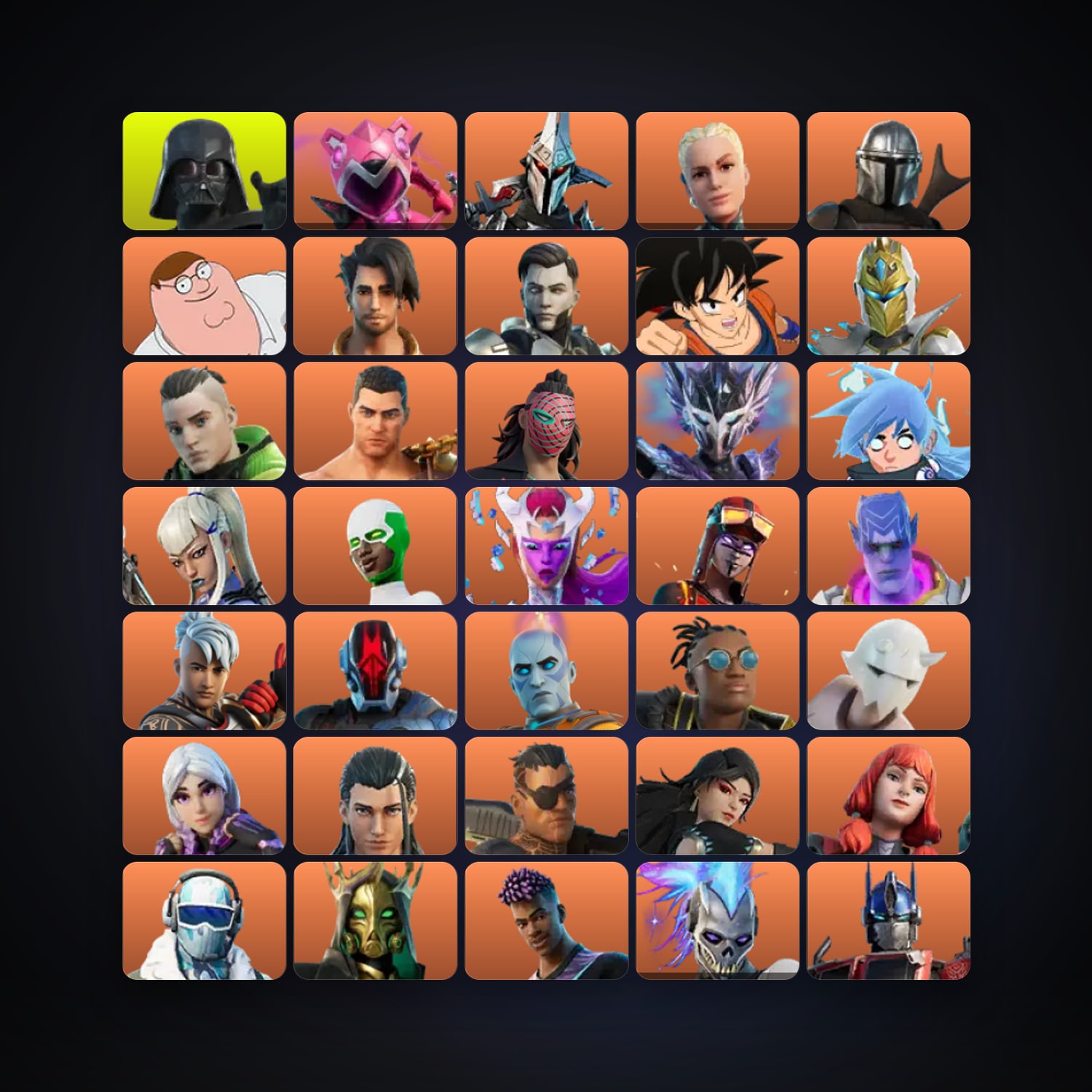 Fortnite locker — 241 skins — 300 V-Bucks — lvl 3347 — HabibiAccounts