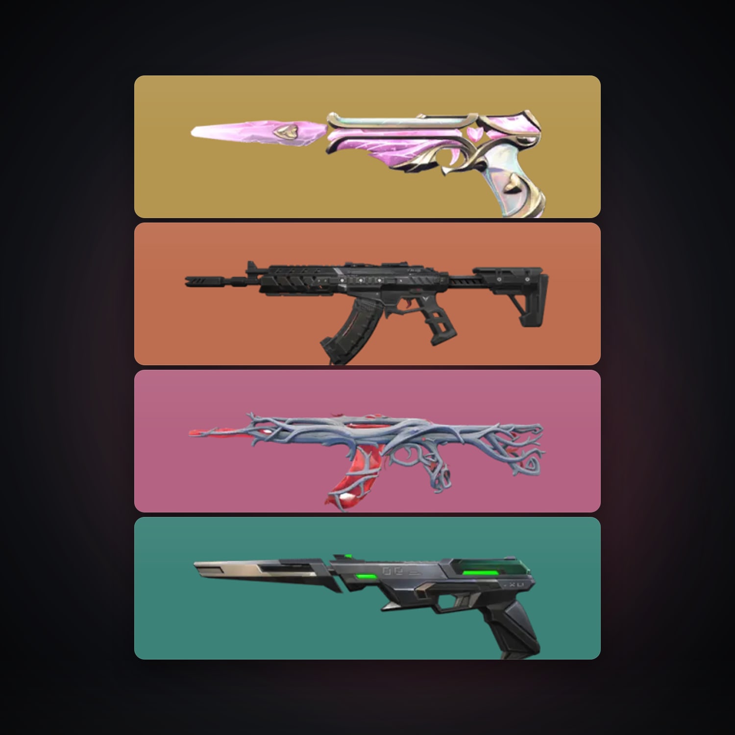 EU locker — 4 skins, lvl 38 — HabibiAccounts
