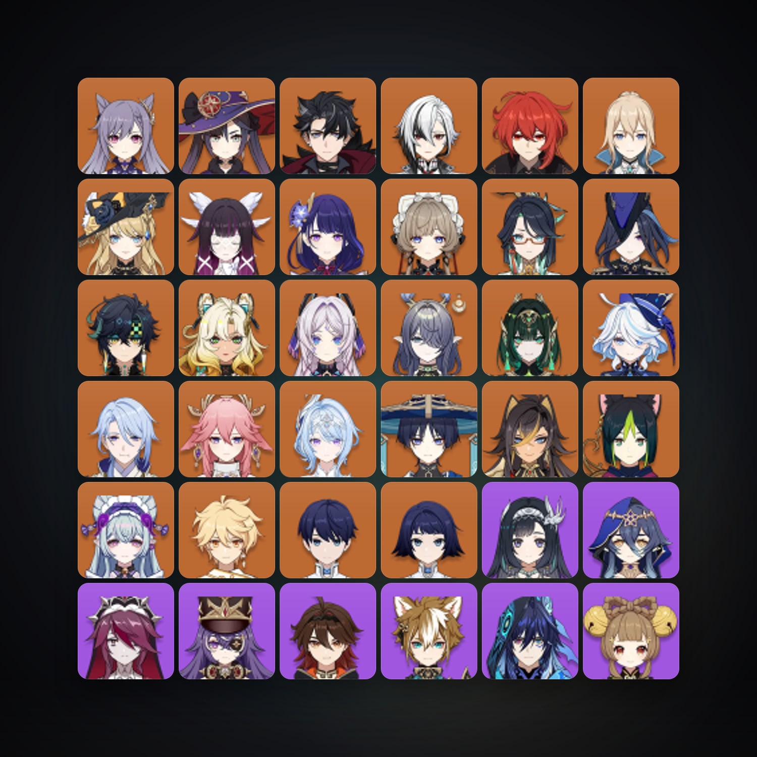 Genshin Impact | AR 59 | 75 Chars | 25× 5★ — Genshin / miHoYo Account — HabibiAccounts