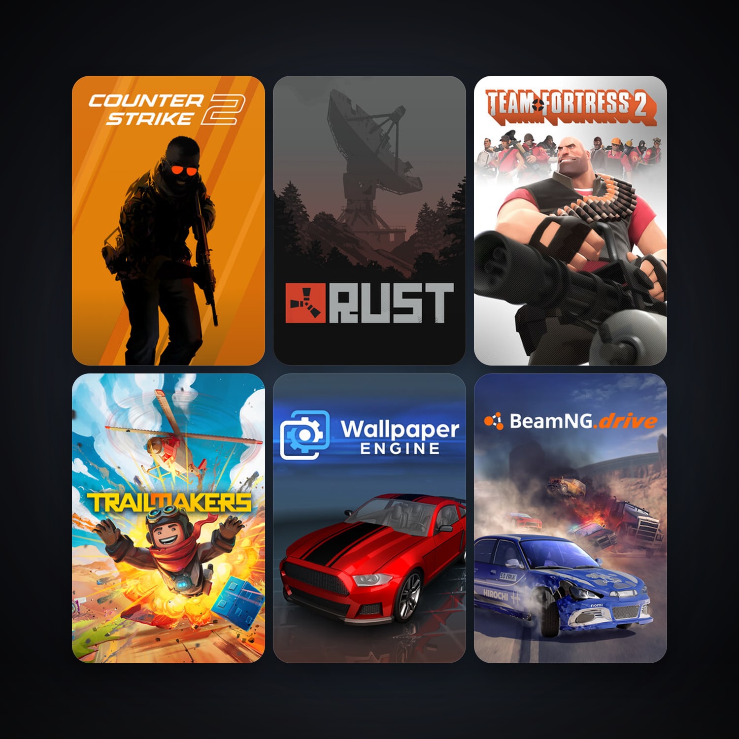 هالحساب ستيم فلين، Team Fortress 2 وCS2 Prime، 168 لعبة، صامد واضح — HabibiAccounts
