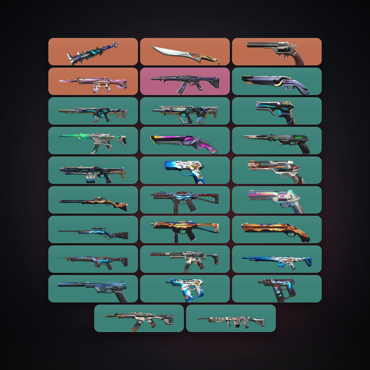 EU Plat 2 locker — 2 knives, 29 skins, lvl 159 — HabibiAccounts