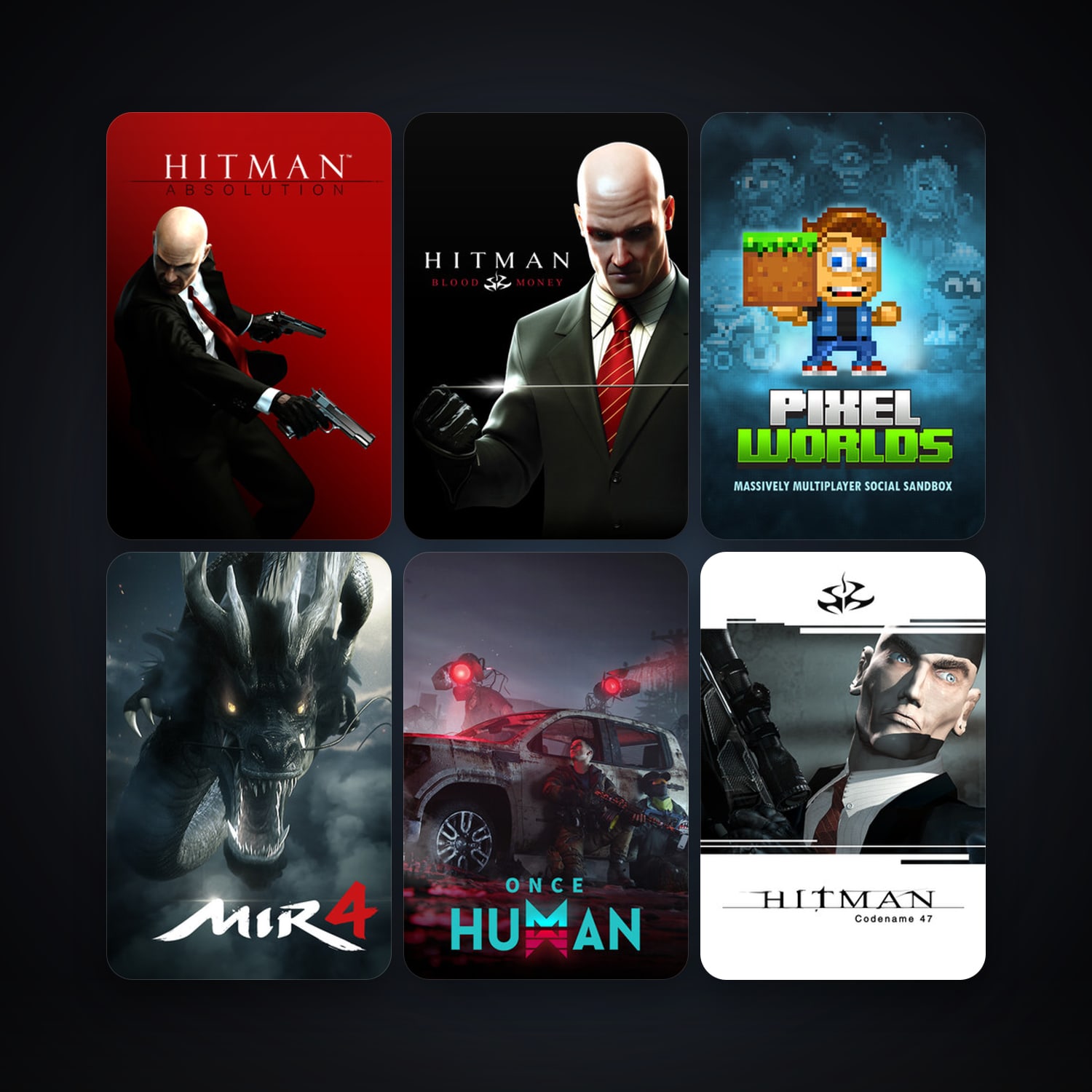 Hitman 2: Silent Assassin + Hitman: Blood Money, 11 games, clean — HabibiAccounts