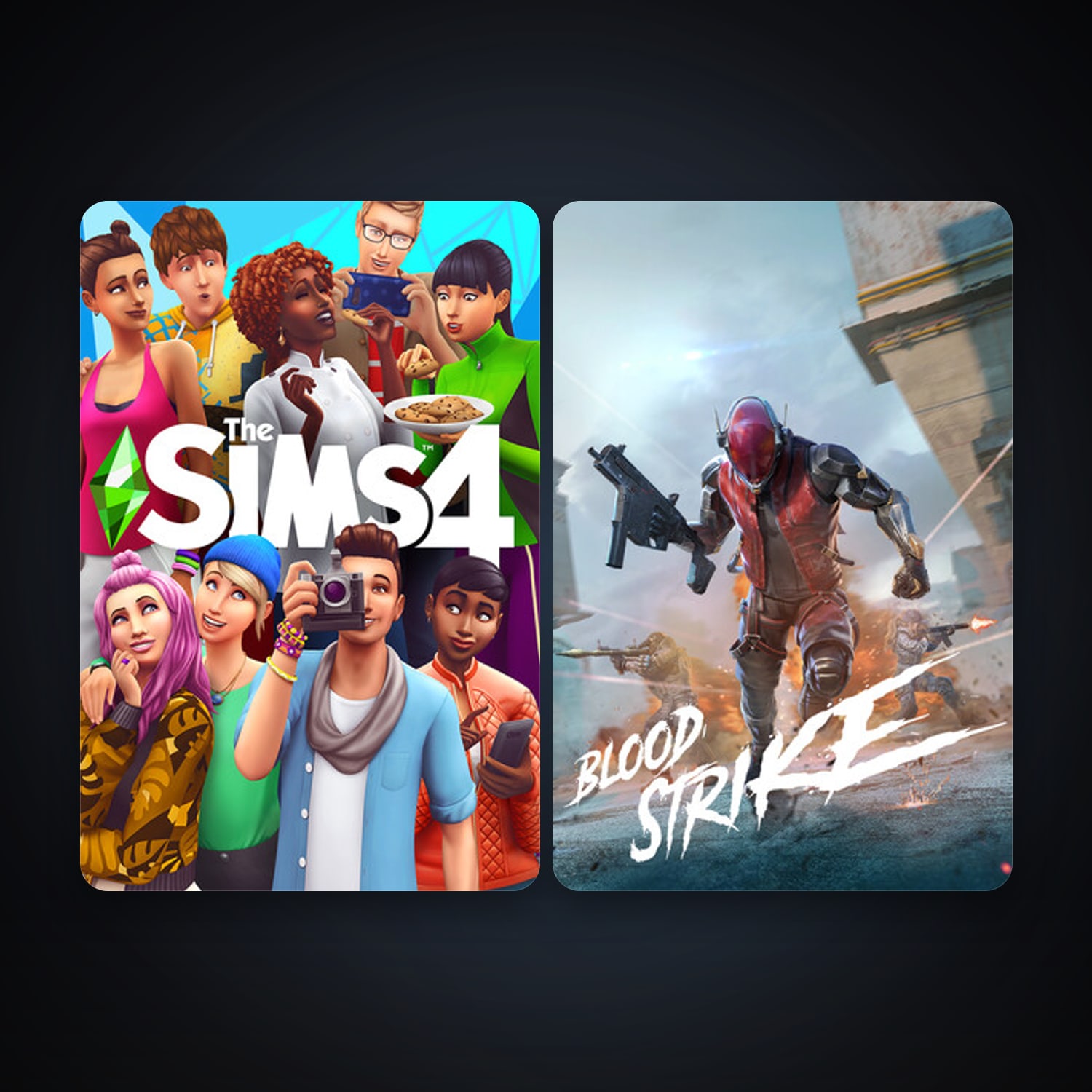 The Sims 4 + Blood Strike, 2 games, clean — HabibiAccounts