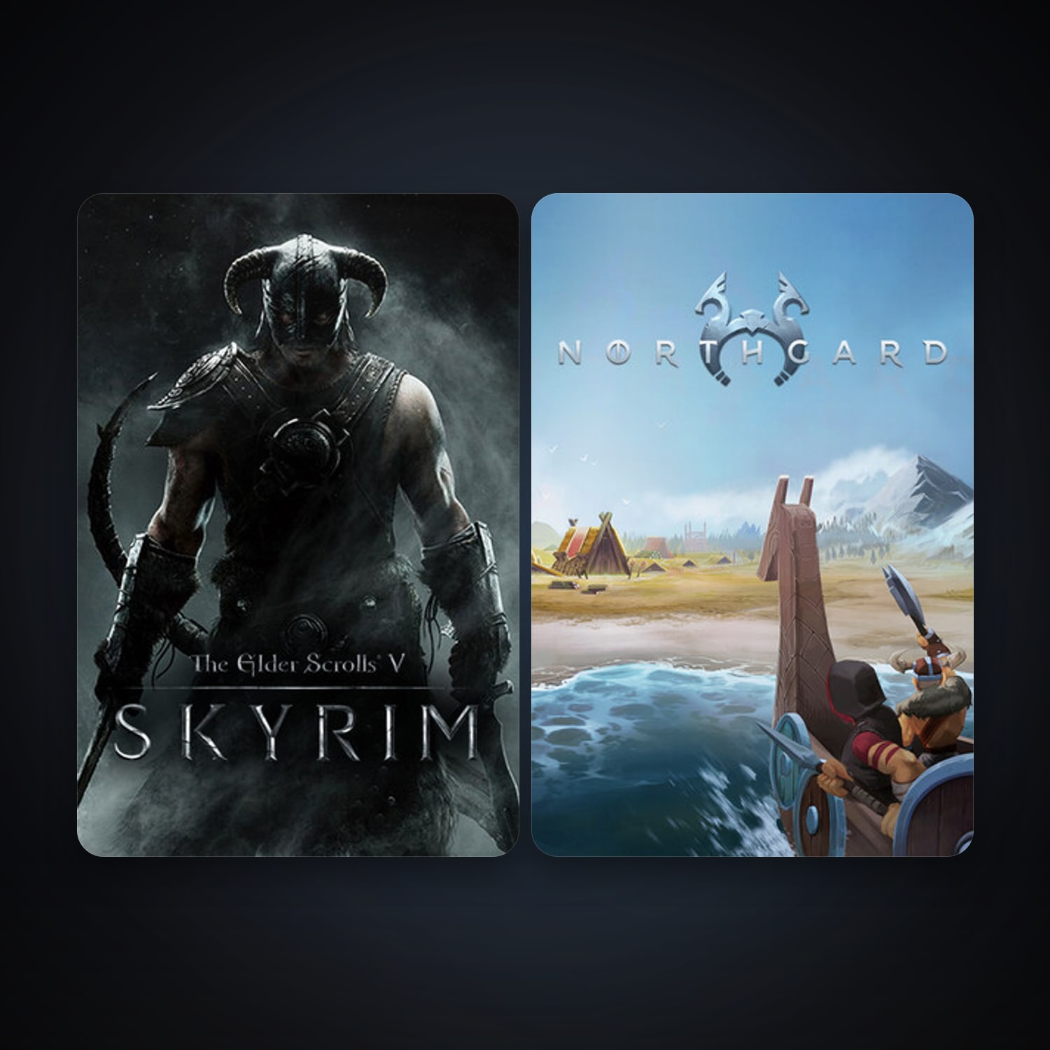 The Elder Scrolls V: Skyrim + Northgard, 2 games, clean — HabibiAccounts