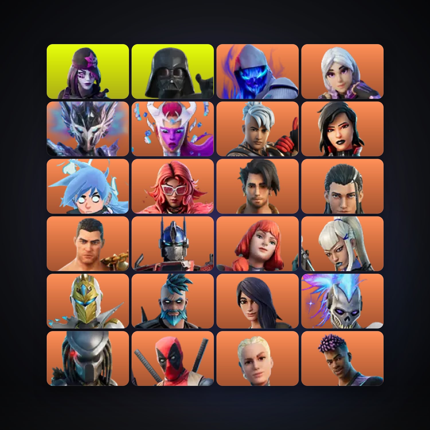 Fortnite locker — 180 skins — 1.4K V-Bucks — lvl 3167 — HabibiAccounts