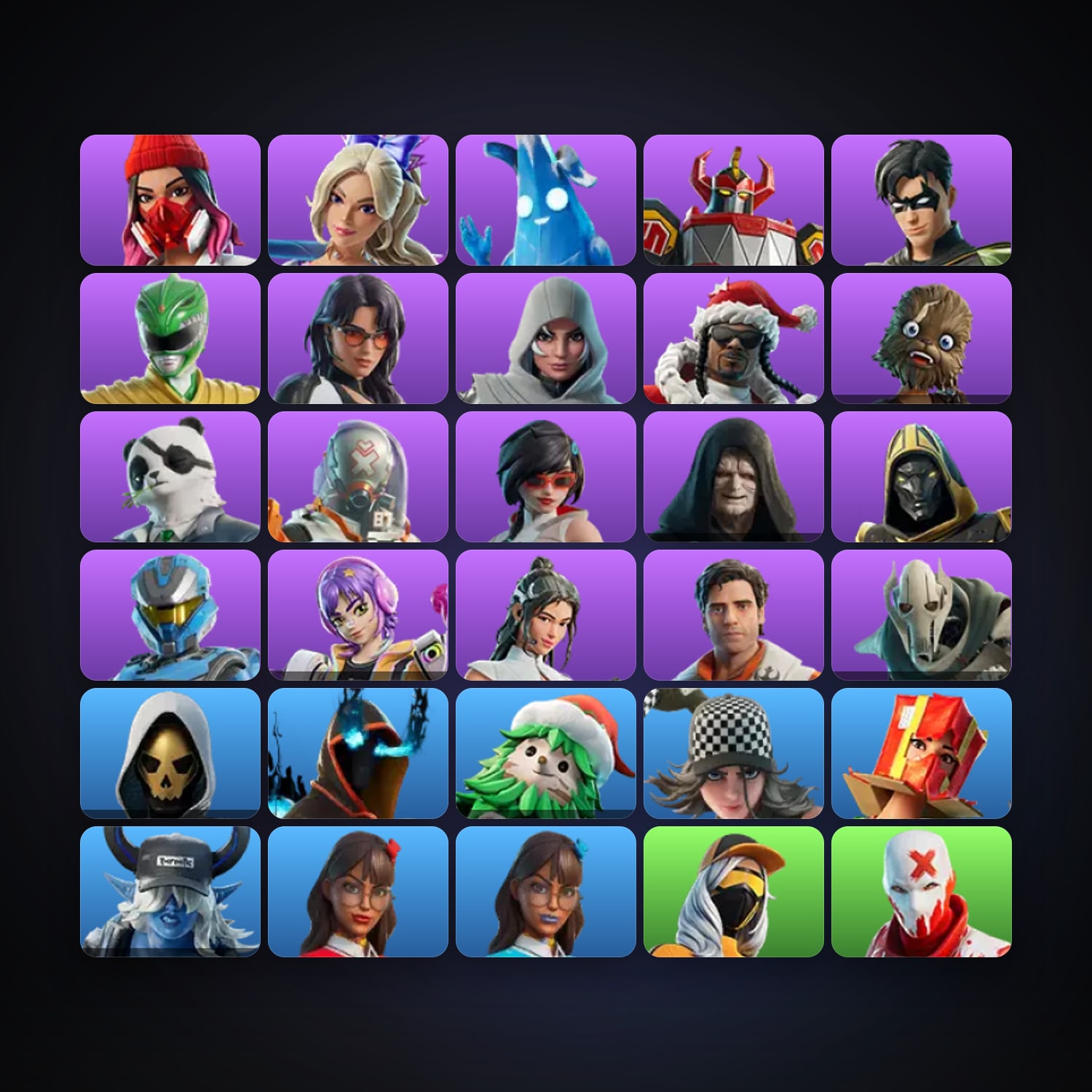 Yulejacket — Haylee Skye — 30 skins — 1K V-Bucks — lvl 1231 — HabibiAccounts