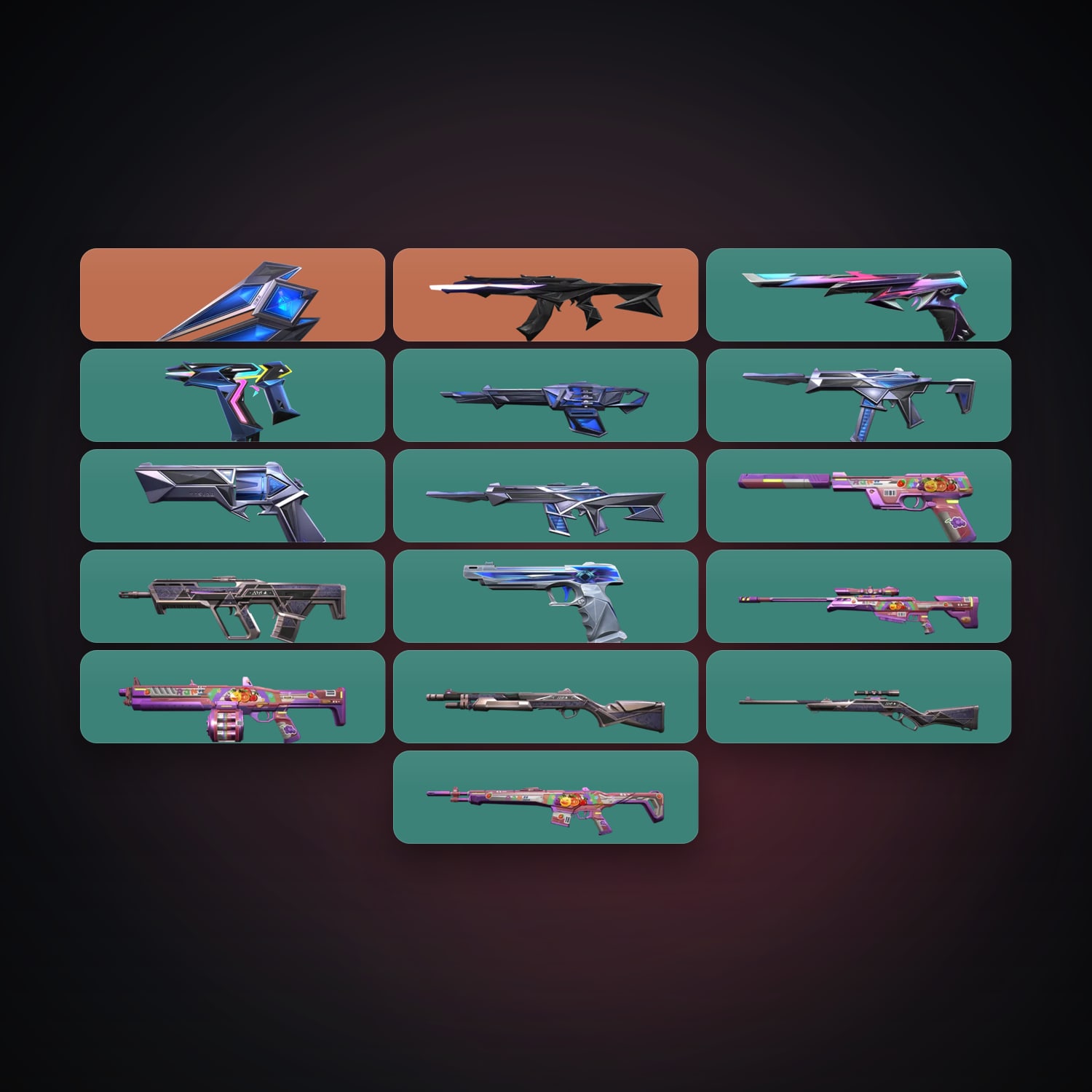 AP Bronze 2 locker — 1 knives, 17 skins, lvl 97 — HabibiAccounts