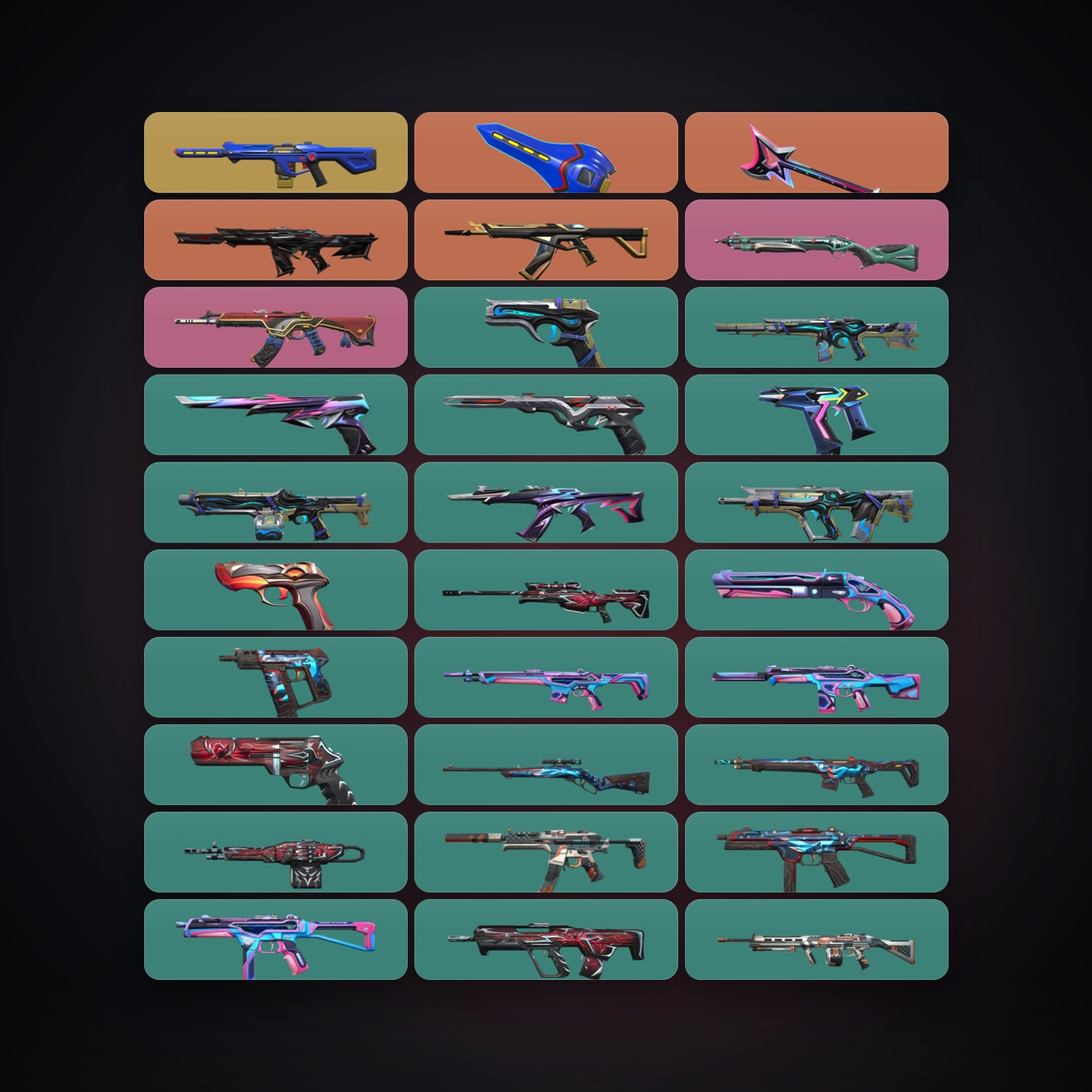 AP Diamond 3 locker — 2 knives, 31 skins, lvl 128 — HabibiAccounts