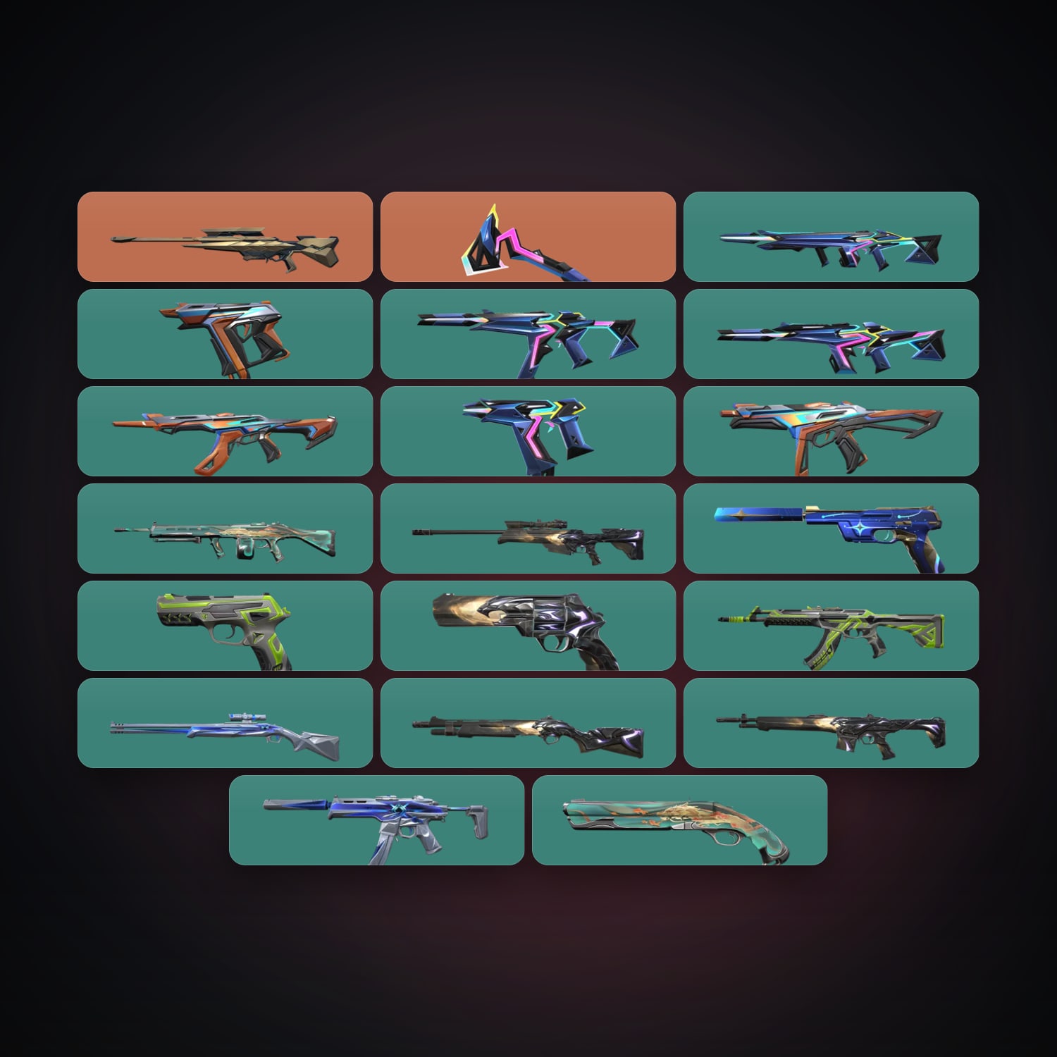 LA Bronze 2 locker — 1 knives, 21 skins, lvl 70 — HabibiAccounts