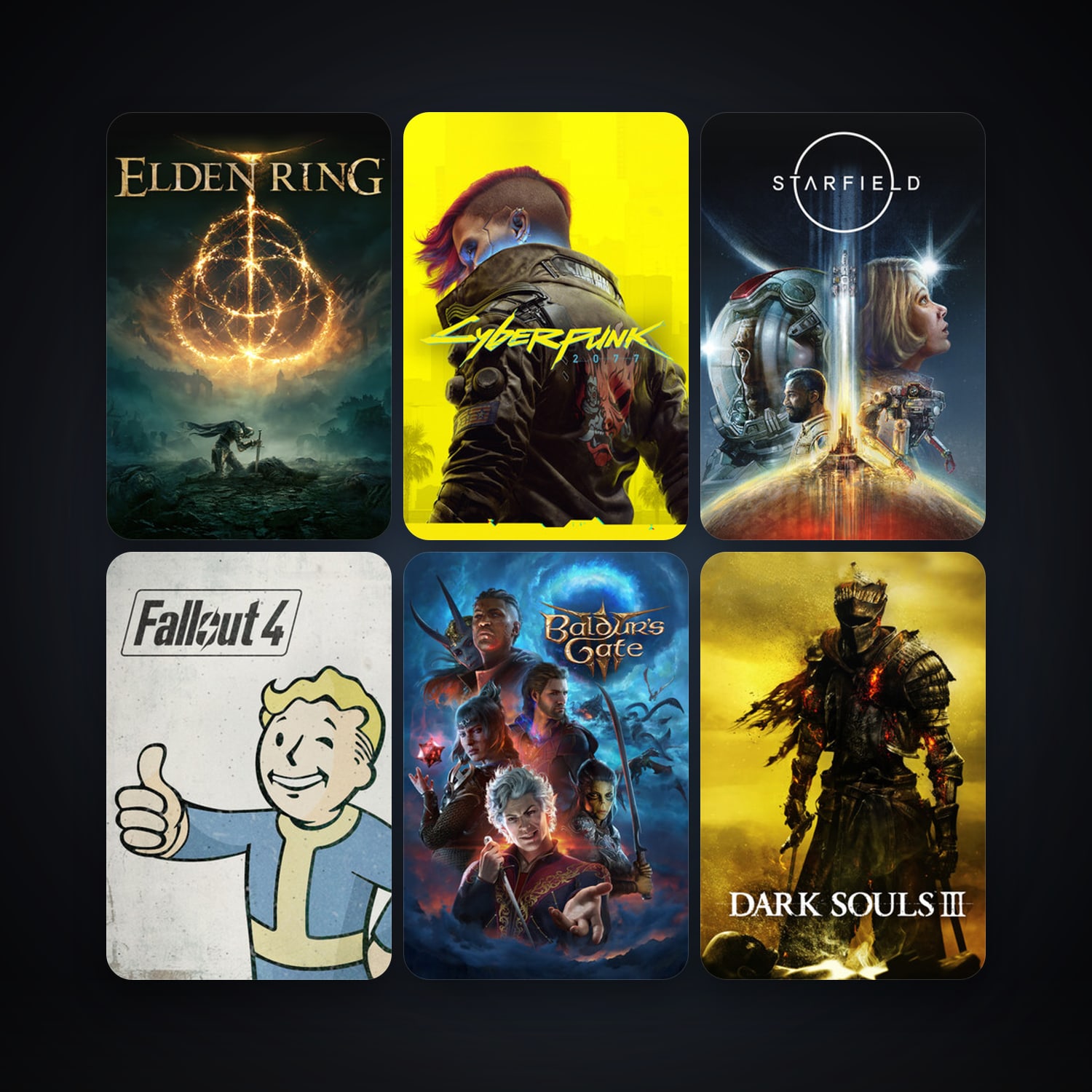 DARK SOULS III + Fallout 4, 21 games, clean — HabibiAccounts