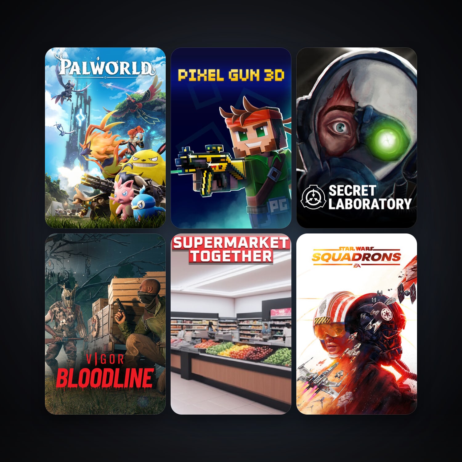 Project Zomboid + ARK: The Survival Of The Fittest, 22 games, clean — HabibiAccounts