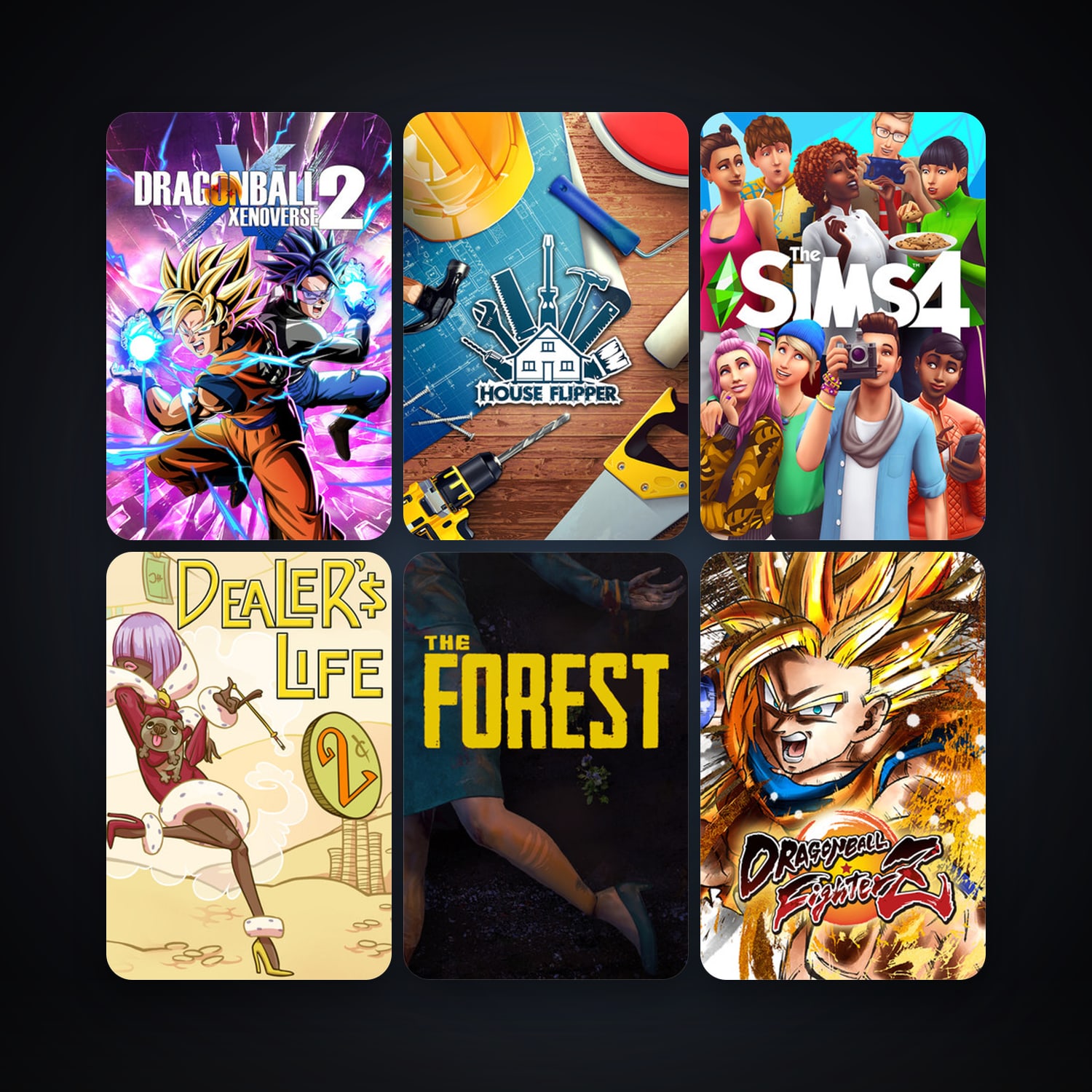 The Forest + Mortal Kombat X, 92 games, clean — HabibiAccounts