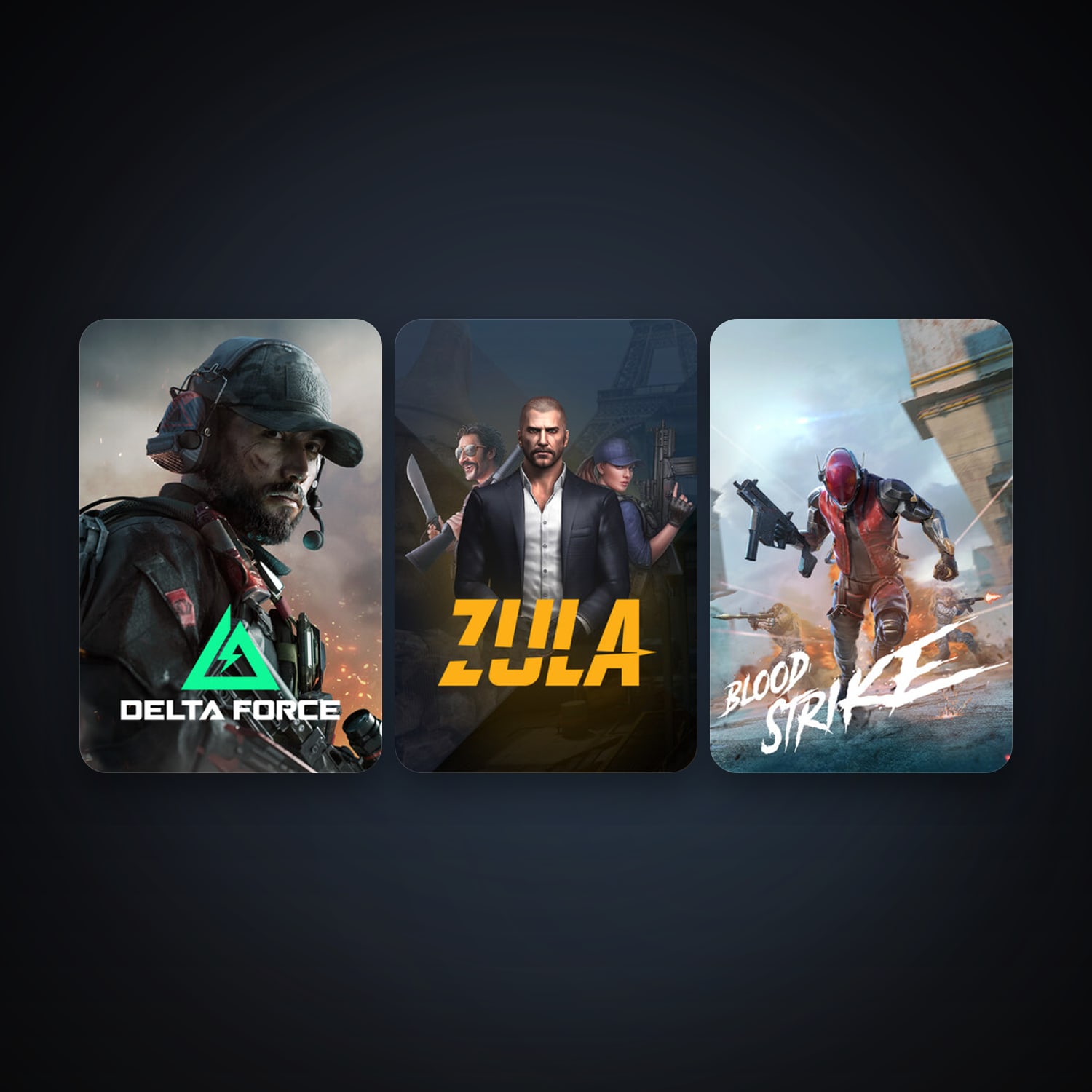 Zula Global + Delta Force: Hawk Ops, 6 games, clean — HabibiAccounts