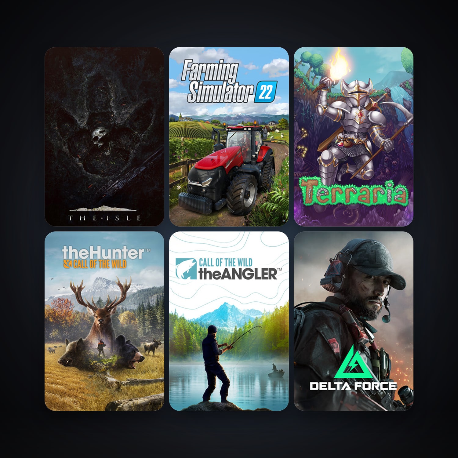 Terraria + The Isle, 61 games, clean — HabibiAccounts