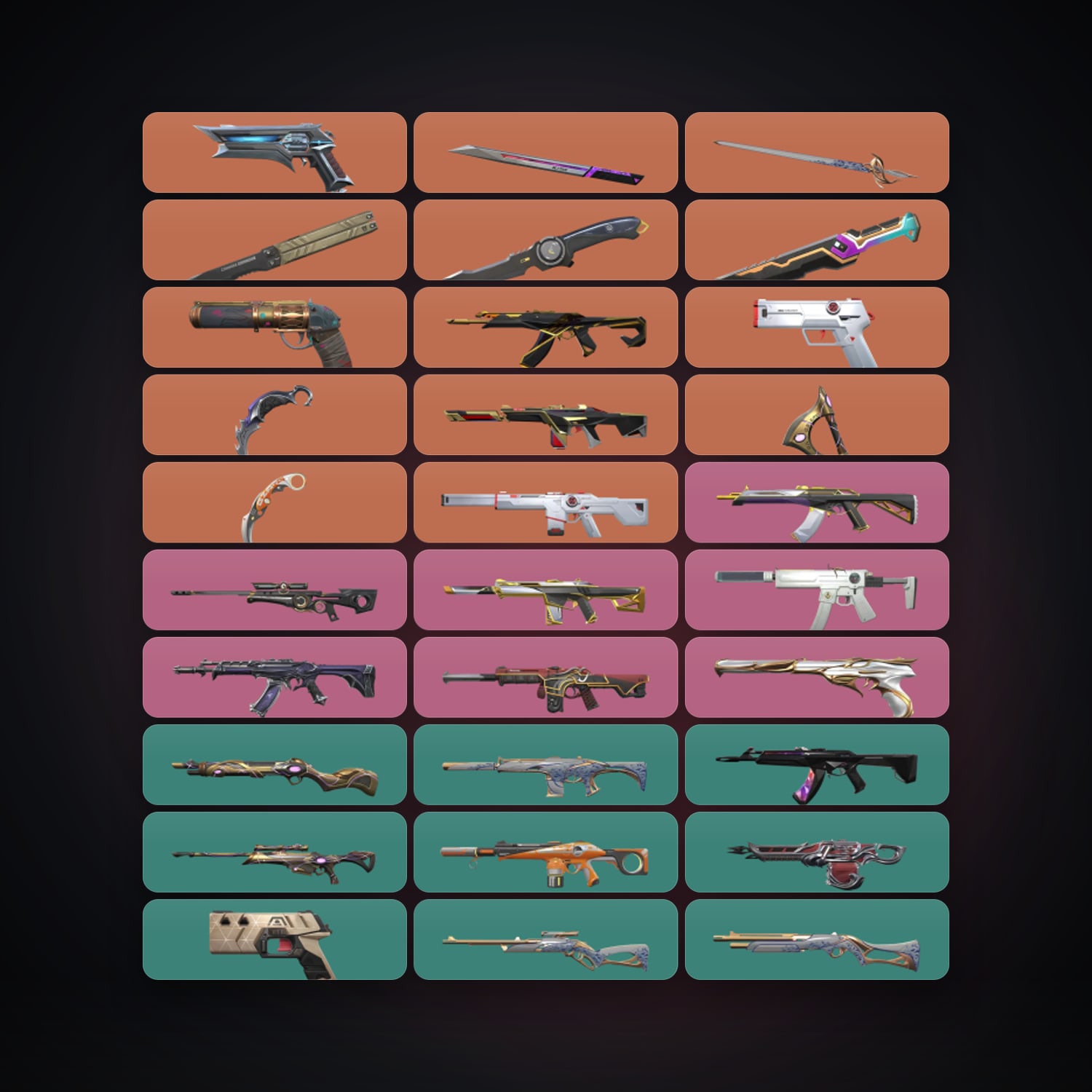 AP Diamond 2 locker — 8 knives, 103 skins, lvl 214 — HabibiAccounts