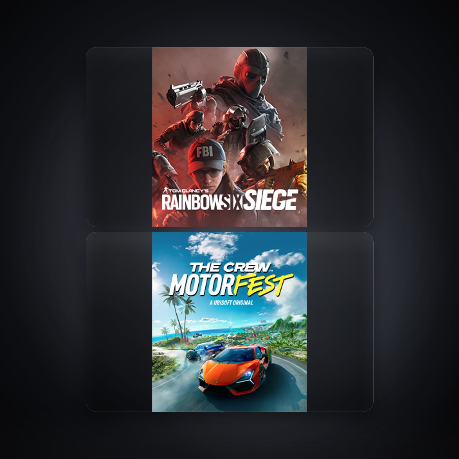 هالحساب يوبيسوفت فيه Tom Clancy's Rainbow Six Siege وThe Crew Motorfest، AU — HabibiAccounts