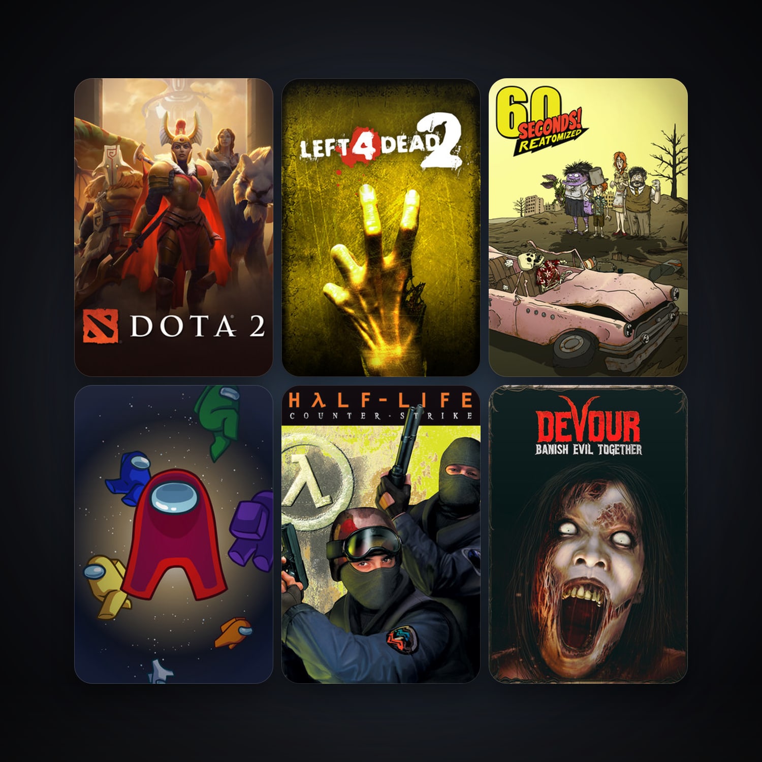 Counter-Strike + Half-Life, 13 games, clean — HabibiAccounts