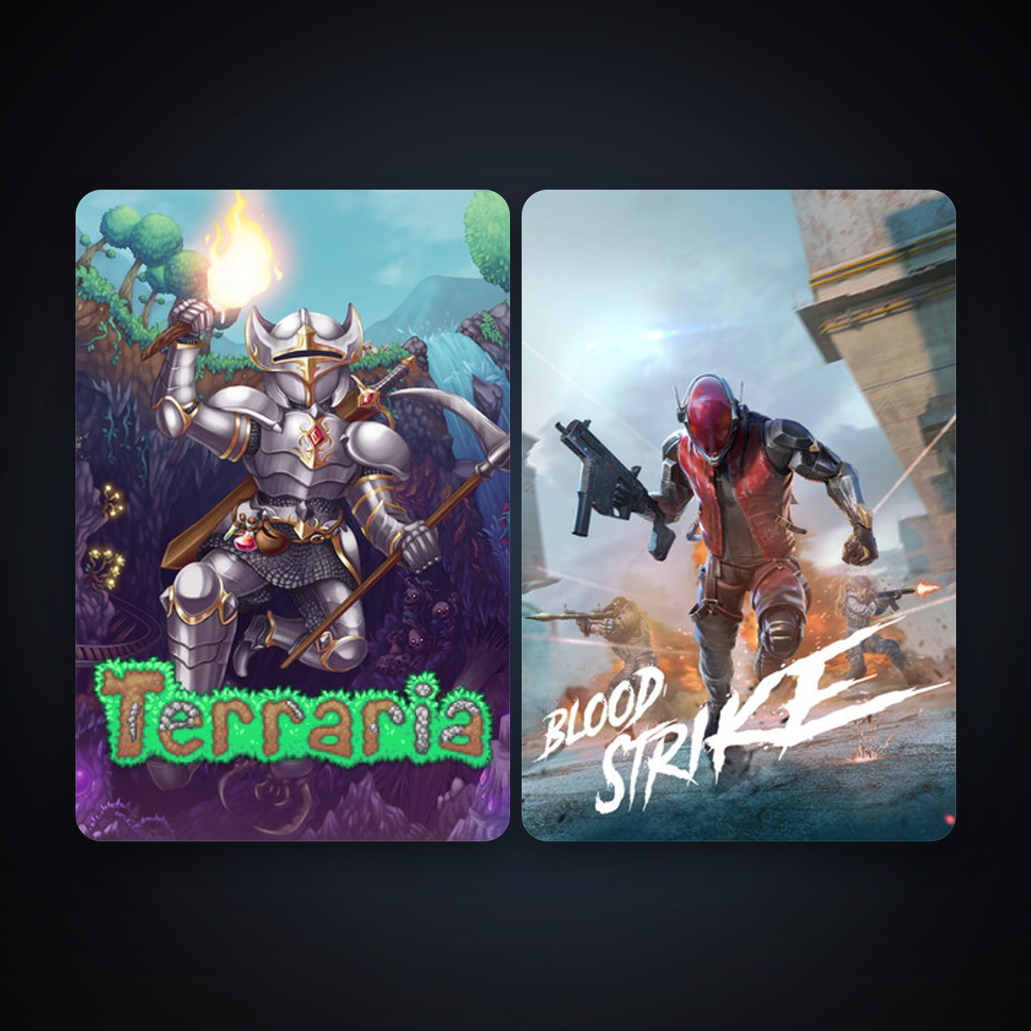 Terraria + Blood Strike, 7 games, clean — HabibiAccounts
