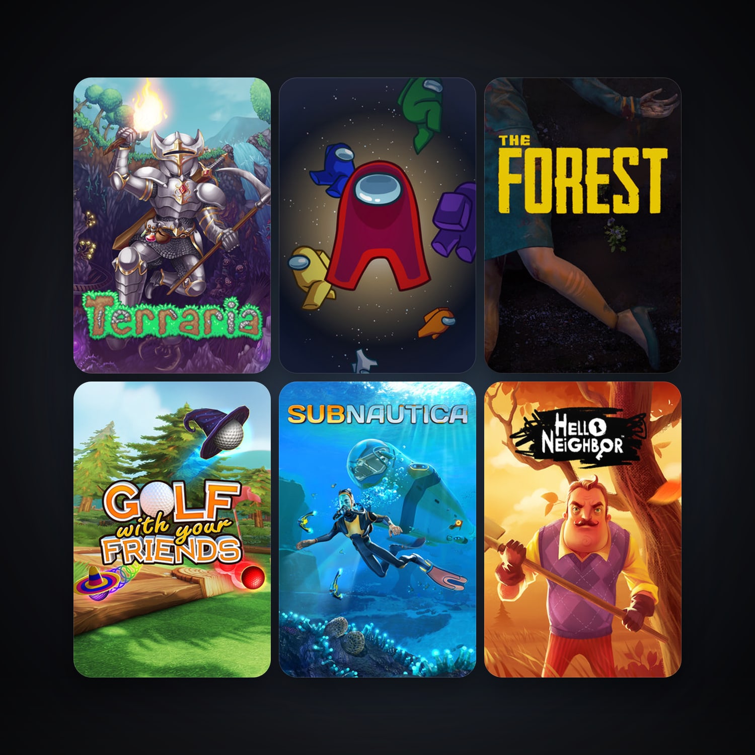 Terraria + The Forest, 28 games, clean — HabibiAccounts