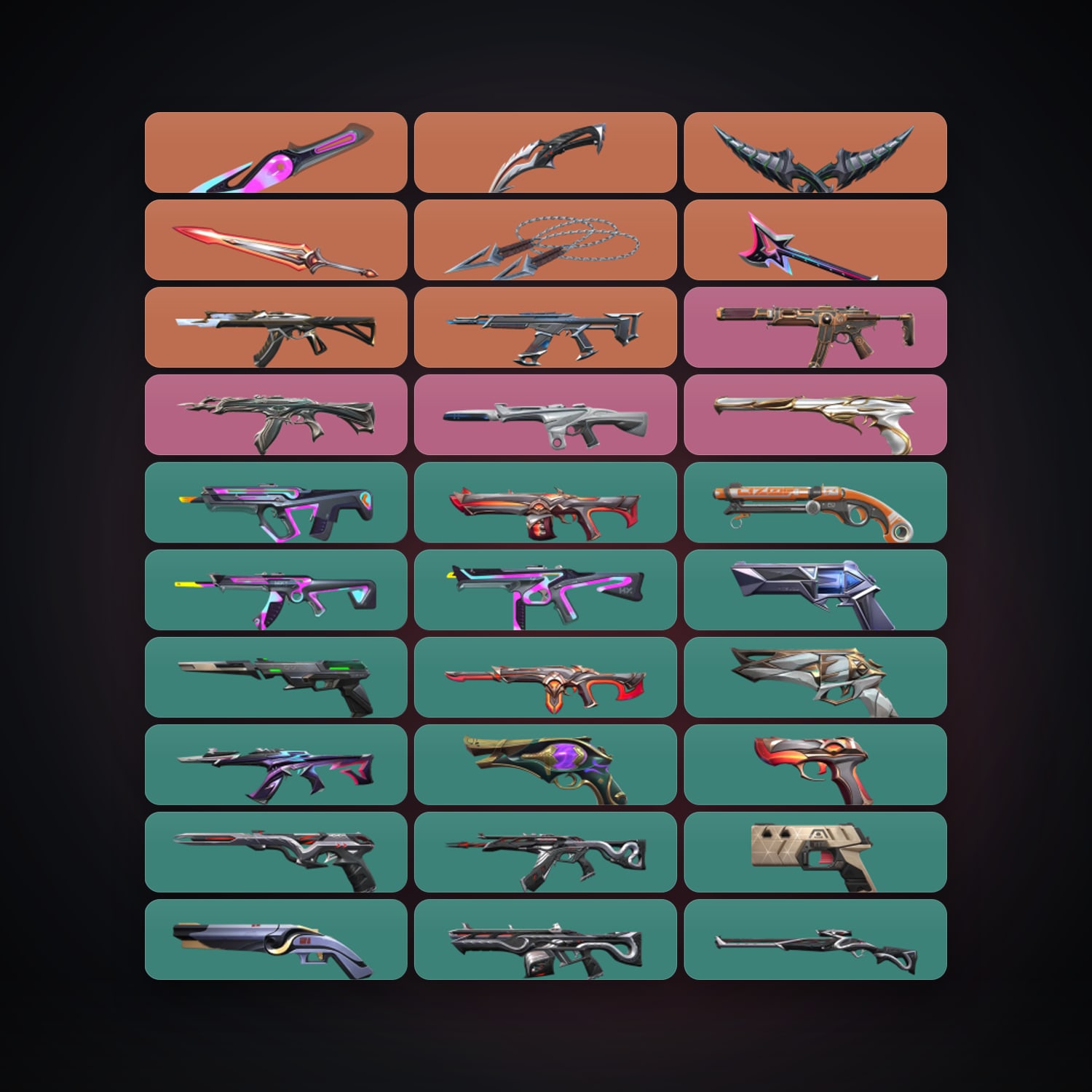 EU Silver 3 locker — 6 knives, 80 skins, lvl 420 — HabibiAccounts