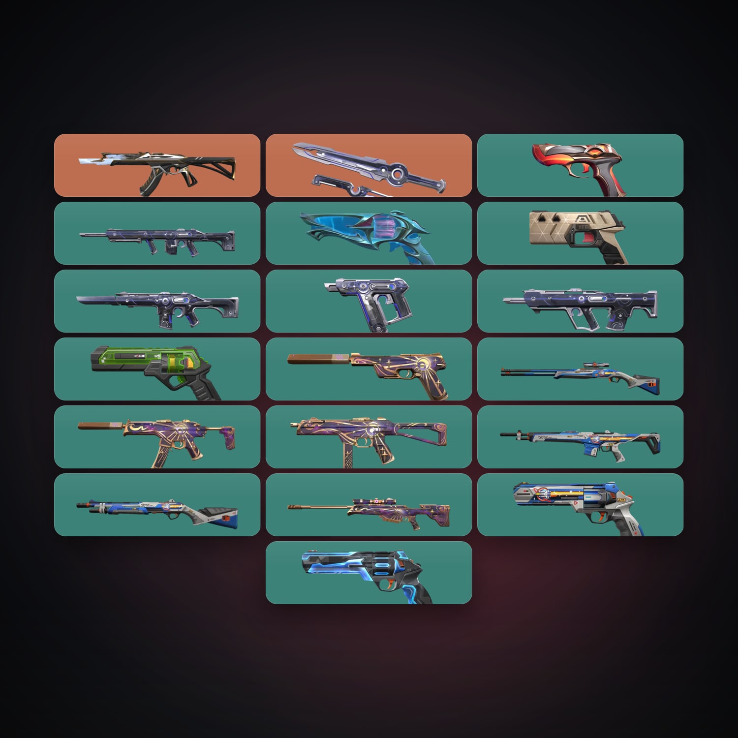EU Gold 3 locker — 1 knives, 19 skins, lvl 144 — HabibiAccounts