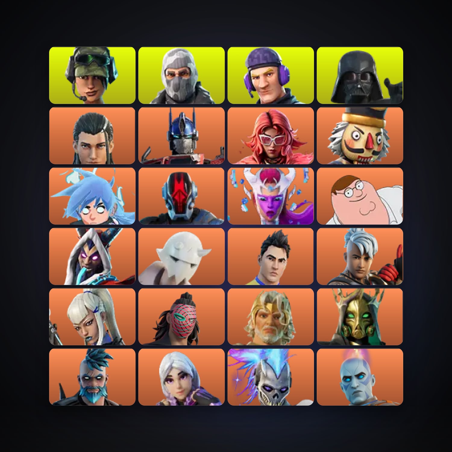 The Ageless — Optimus Prime — 240 skins — 6.7K V-Bucks — lvl 4547 — HabibiAccounts