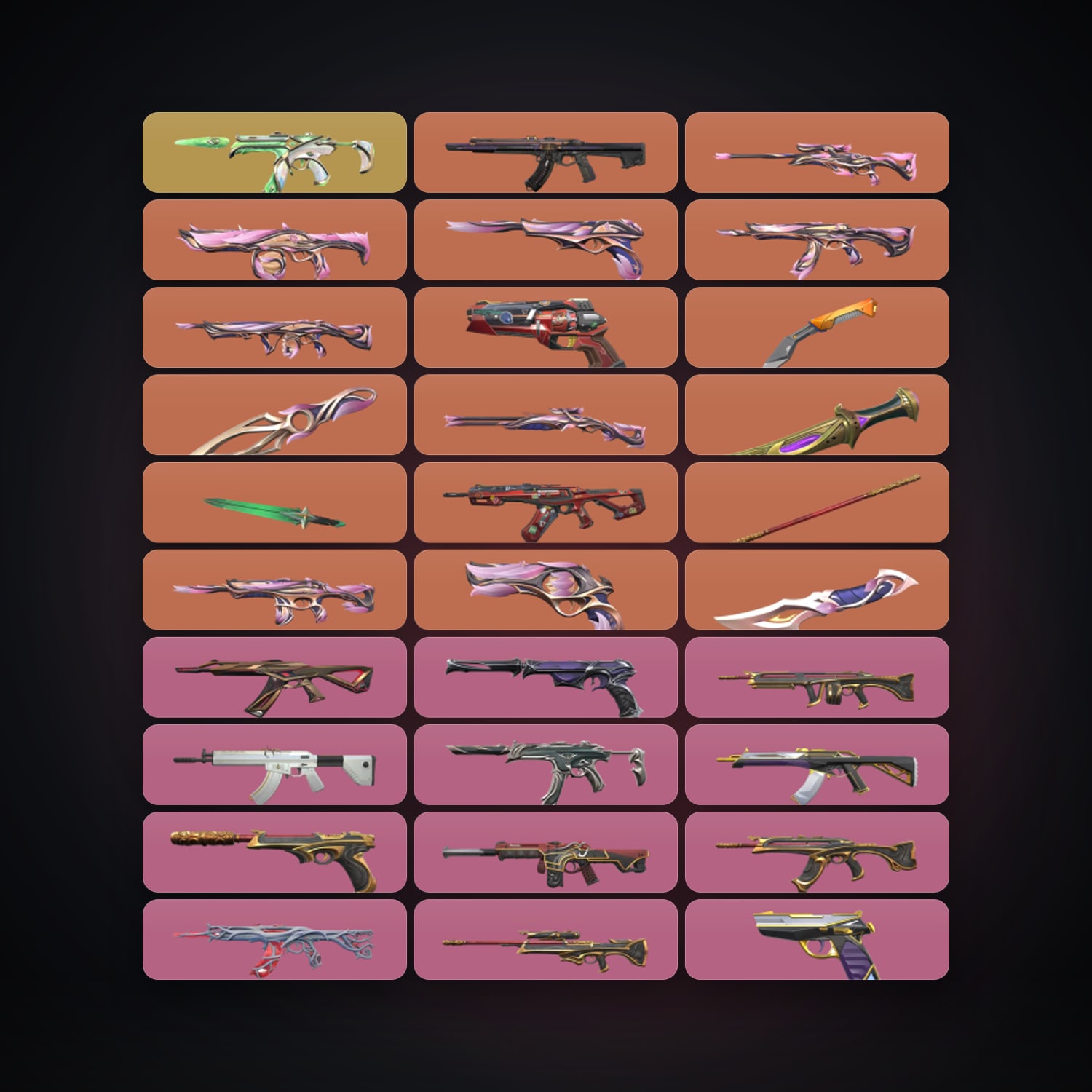 NA Bronze 2 locker — 6 knives, 100 skins, lvl 169 — HabibiAccounts