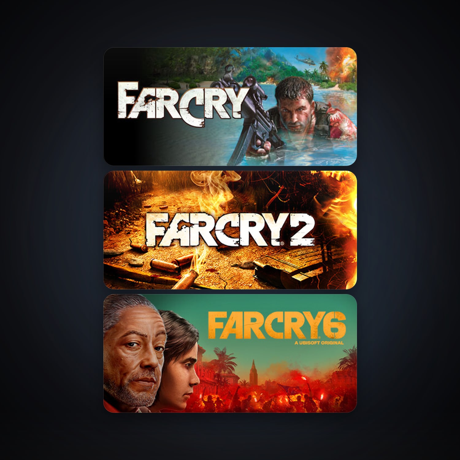 Far Cry + Far Cry 2: Fortune's Edition, 9 games, clean — HabibiAccounts