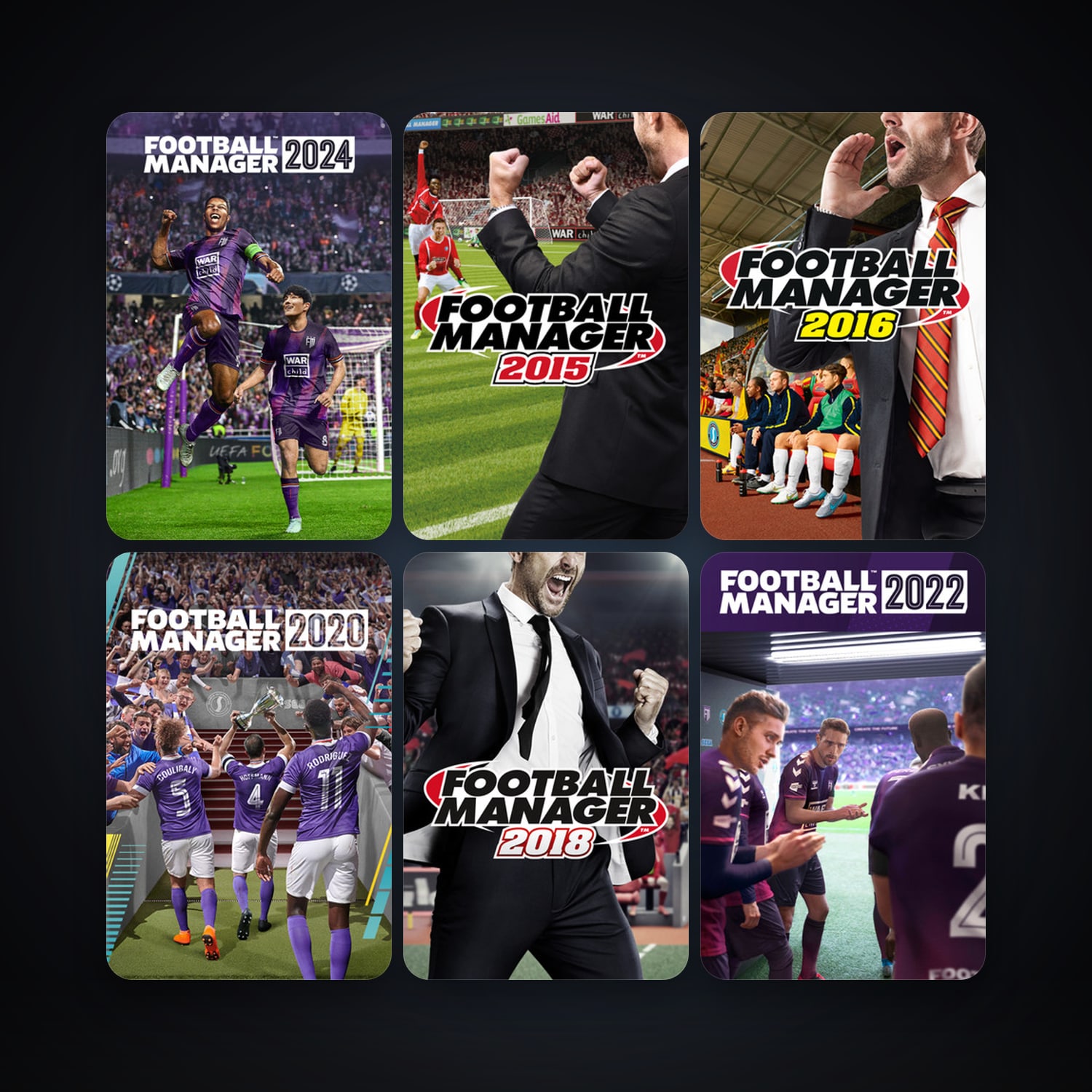 Football Manager 2014 + Football Manager 2015, 13 games, clean — HabibiAccounts