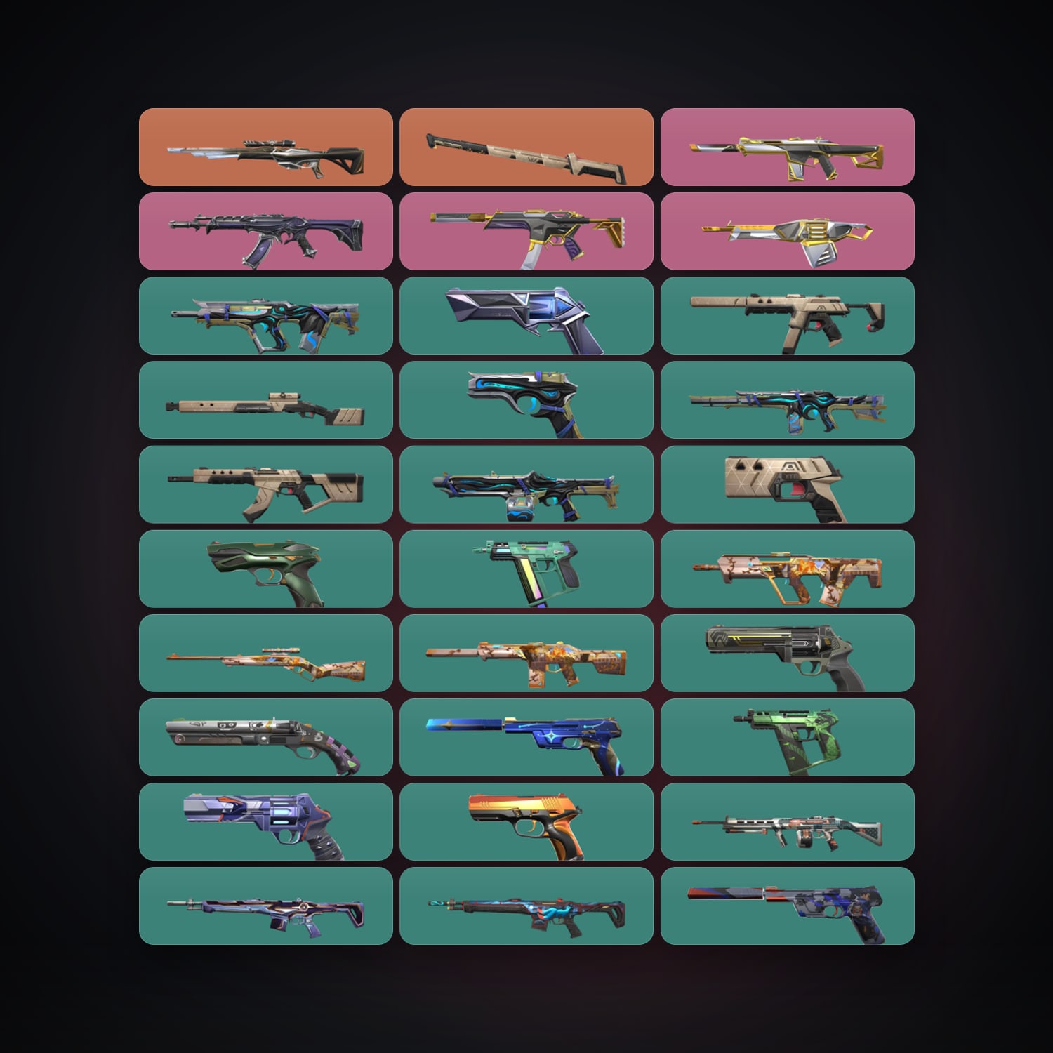 AP Silver 3 locker — 1 knives, 46 skins, lvl 267 — HabibiAccounts