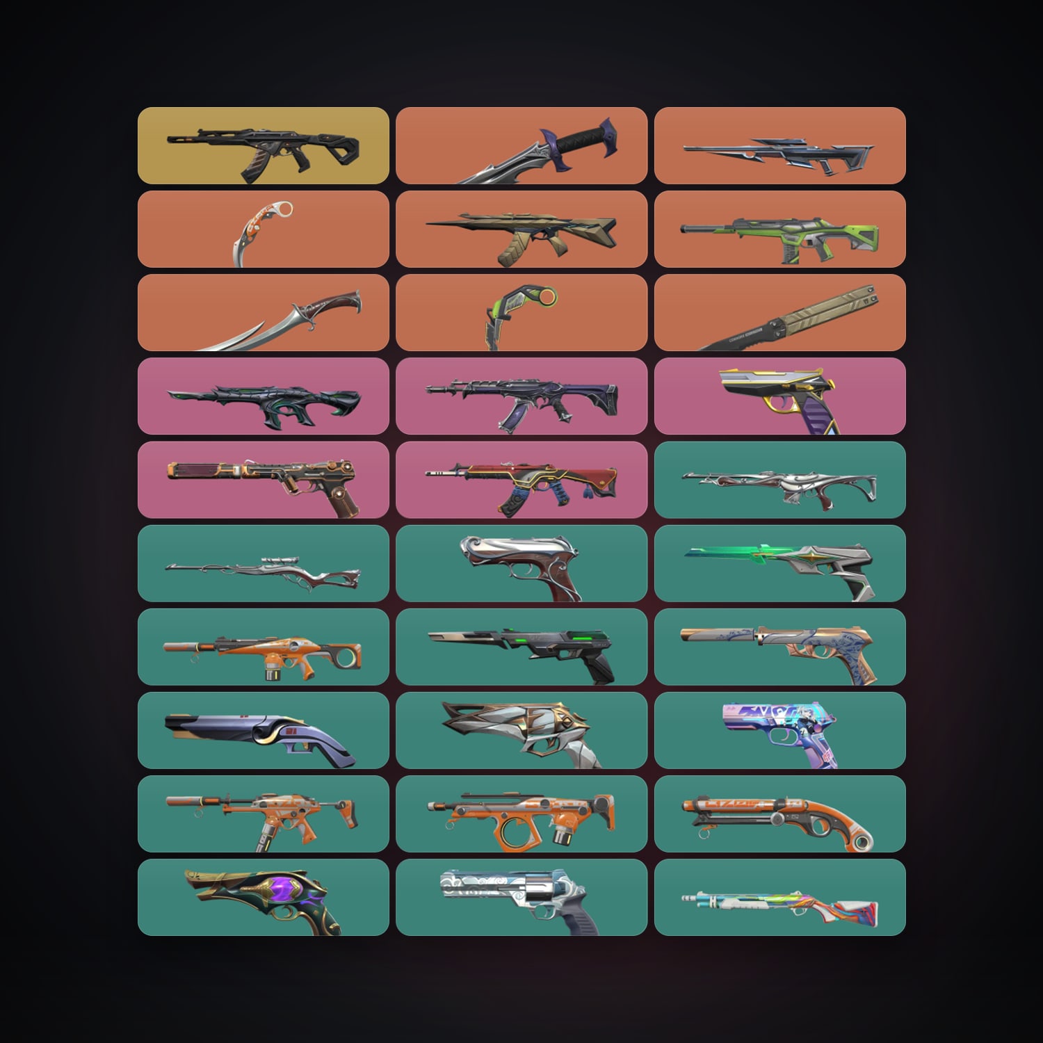 EU Plat 3 locker — 5 knives, 53 skins, lvl 332 — HabibiAccounts