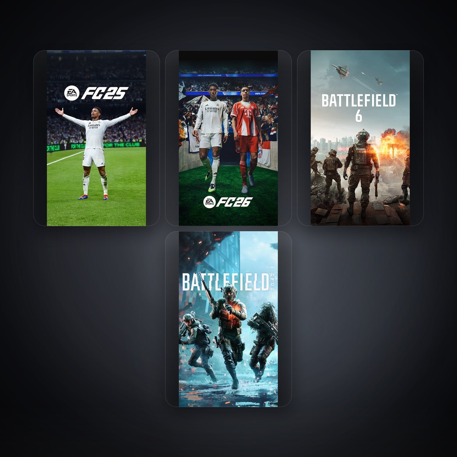 هالحساب إي إيه فيه Battlefield 1 وBattlefield V، US، 8 ألعاب — HabibiAccounts