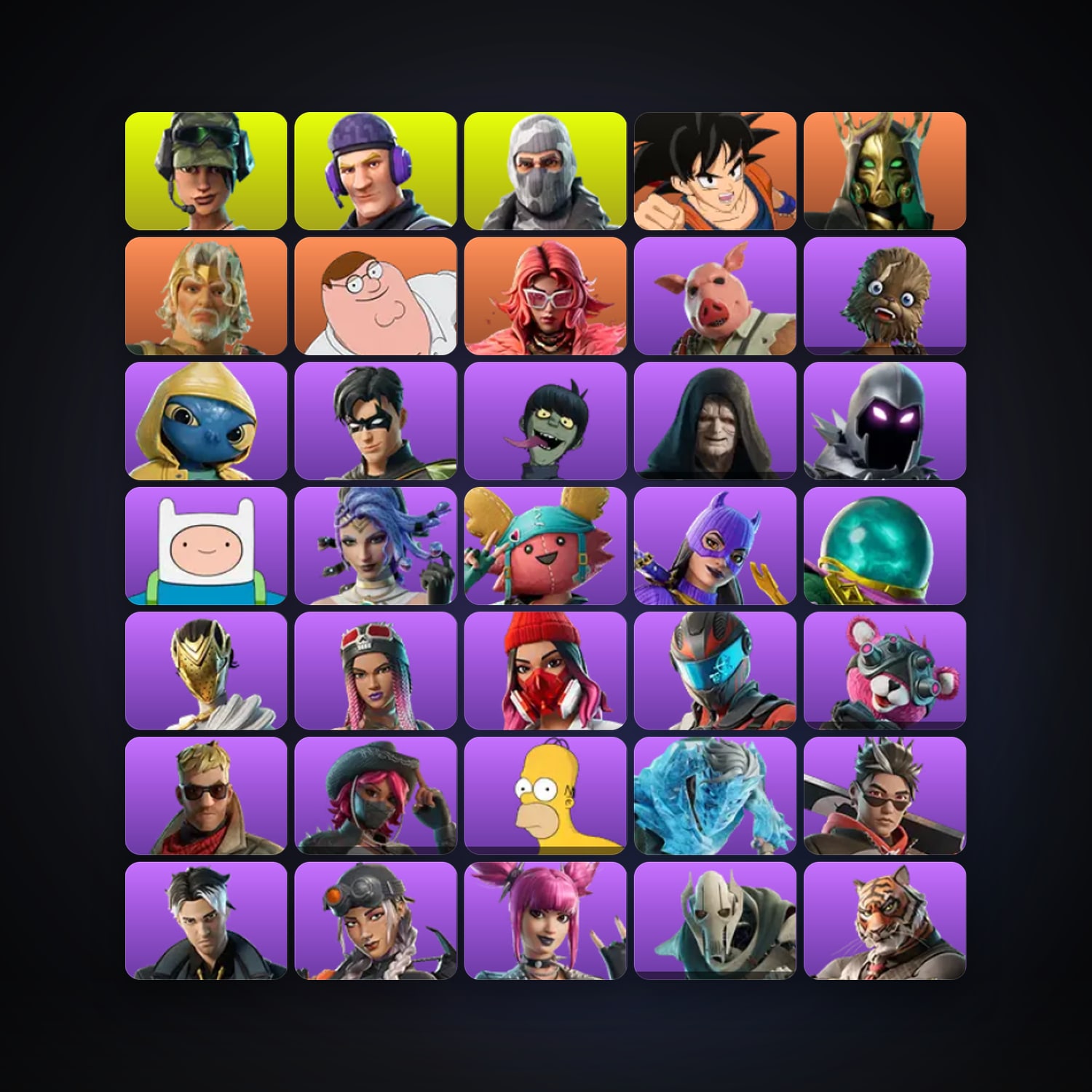 Son Goku — Hades — 191 skins — 1.6K V-Bucks — lvl 2595 — HabibiAccounts