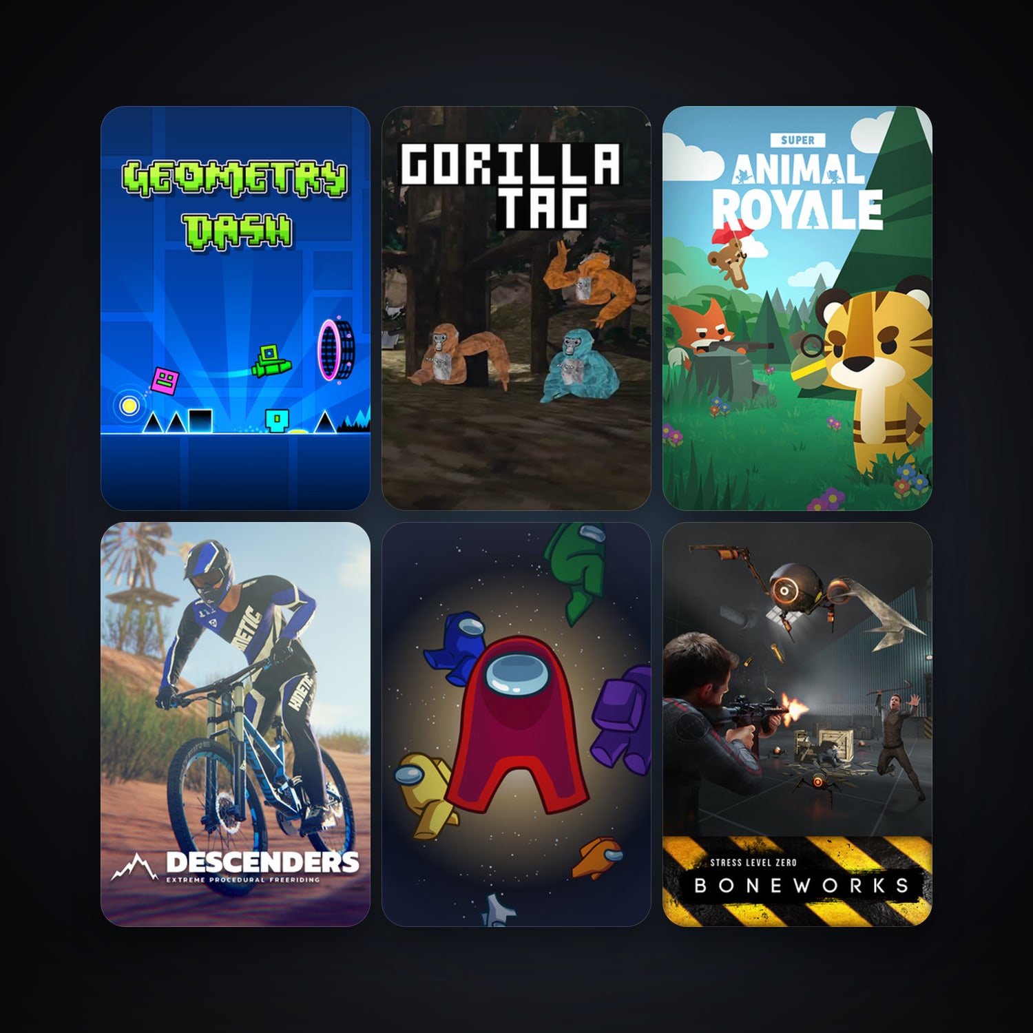 Geometry Dash + VRChat, 19 games, clean — HabibiAccounts