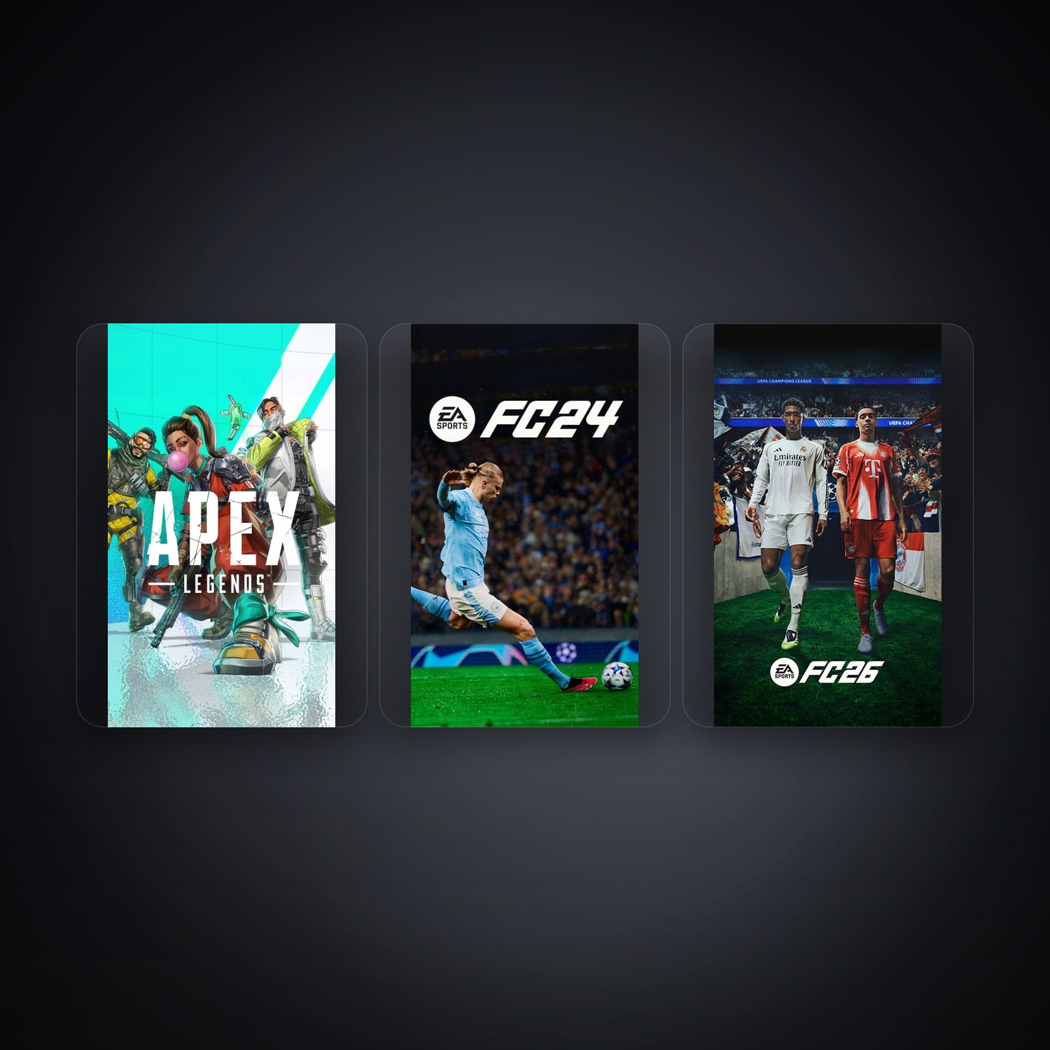 EA Apex Legends + EA SPORTS FC24 — MZ — 3 games — HabibiAccounts