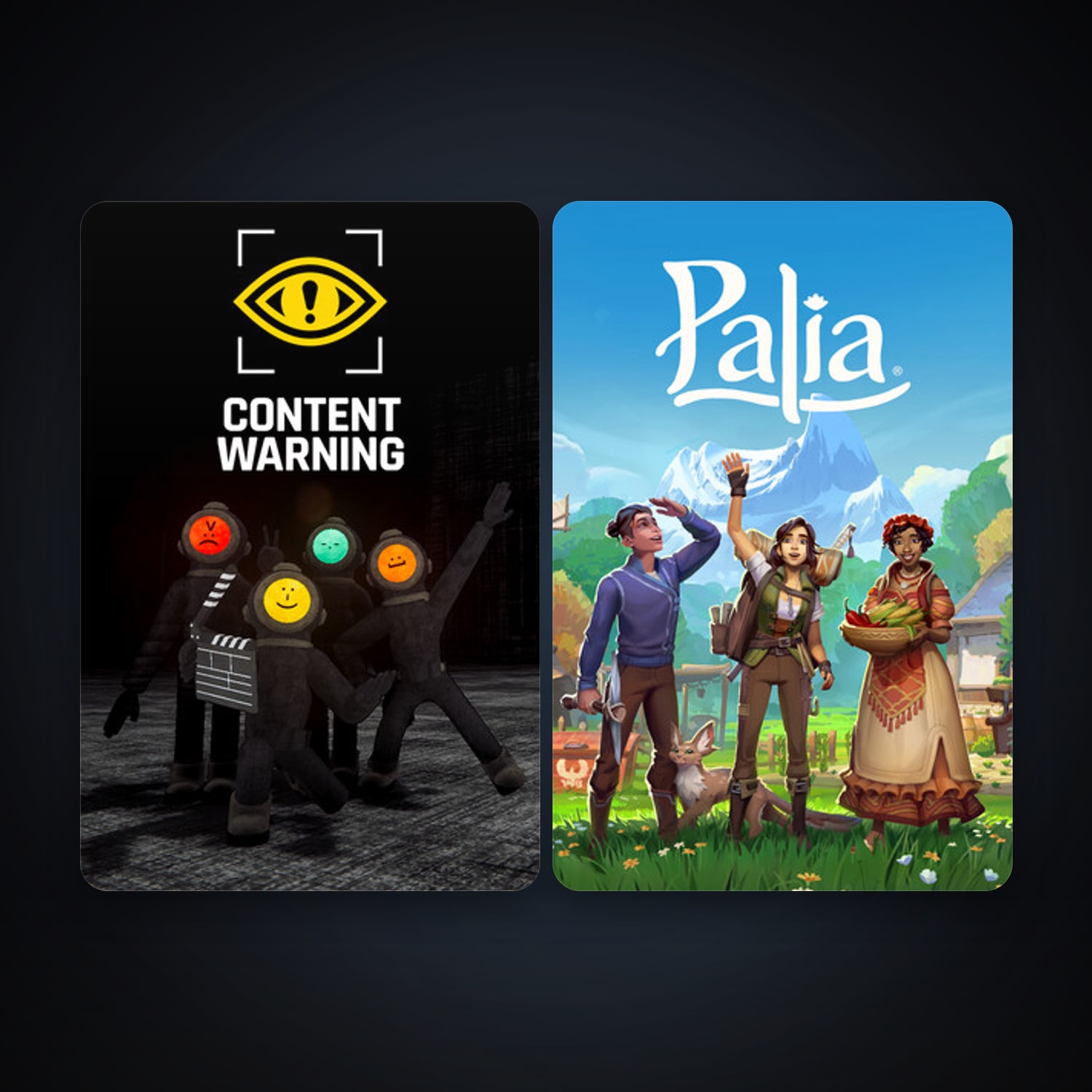 Palia + Content Warning, 2 games, clean — HabibiAccounts