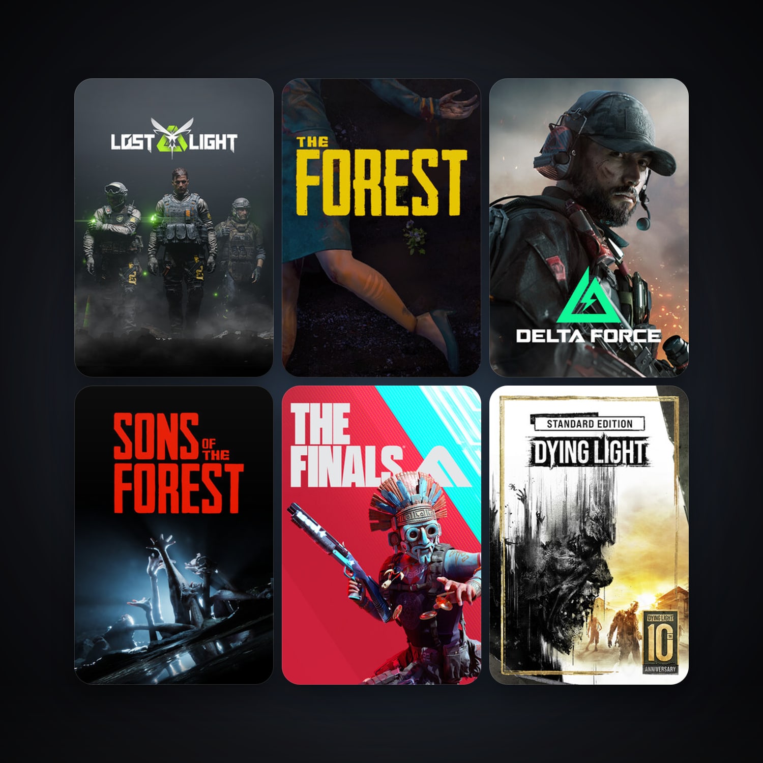 Dying Light + The Forest, 20 games, clean — HabibiAccounts