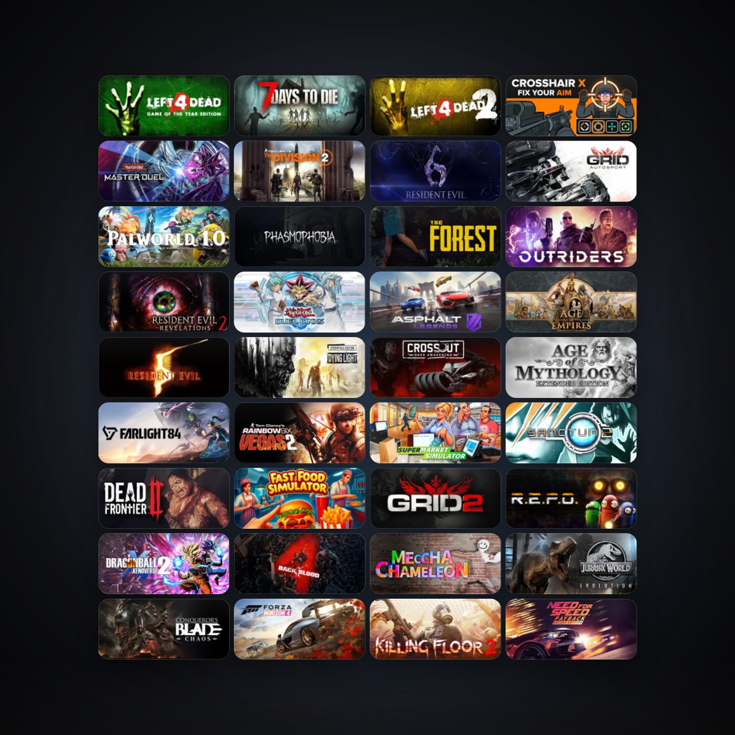 Left 4 Dead + Left 4 Dead 2, 95 games, Steam 14, clean — HabibiAccounts