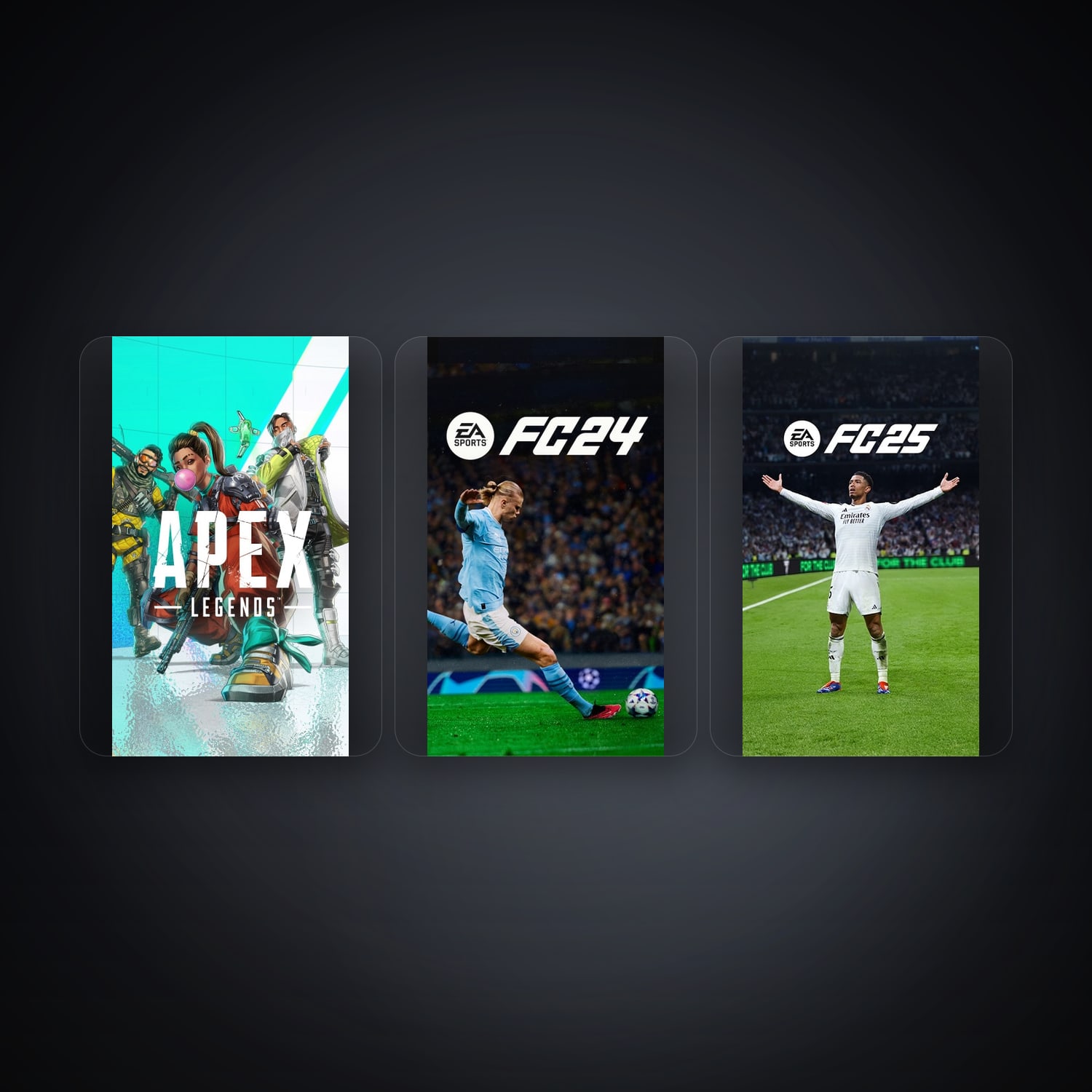 هالحساب إي إيه فيه Apex Legends وEA Sports FC24، MY، 9 ألعاب — HabibiAccounts