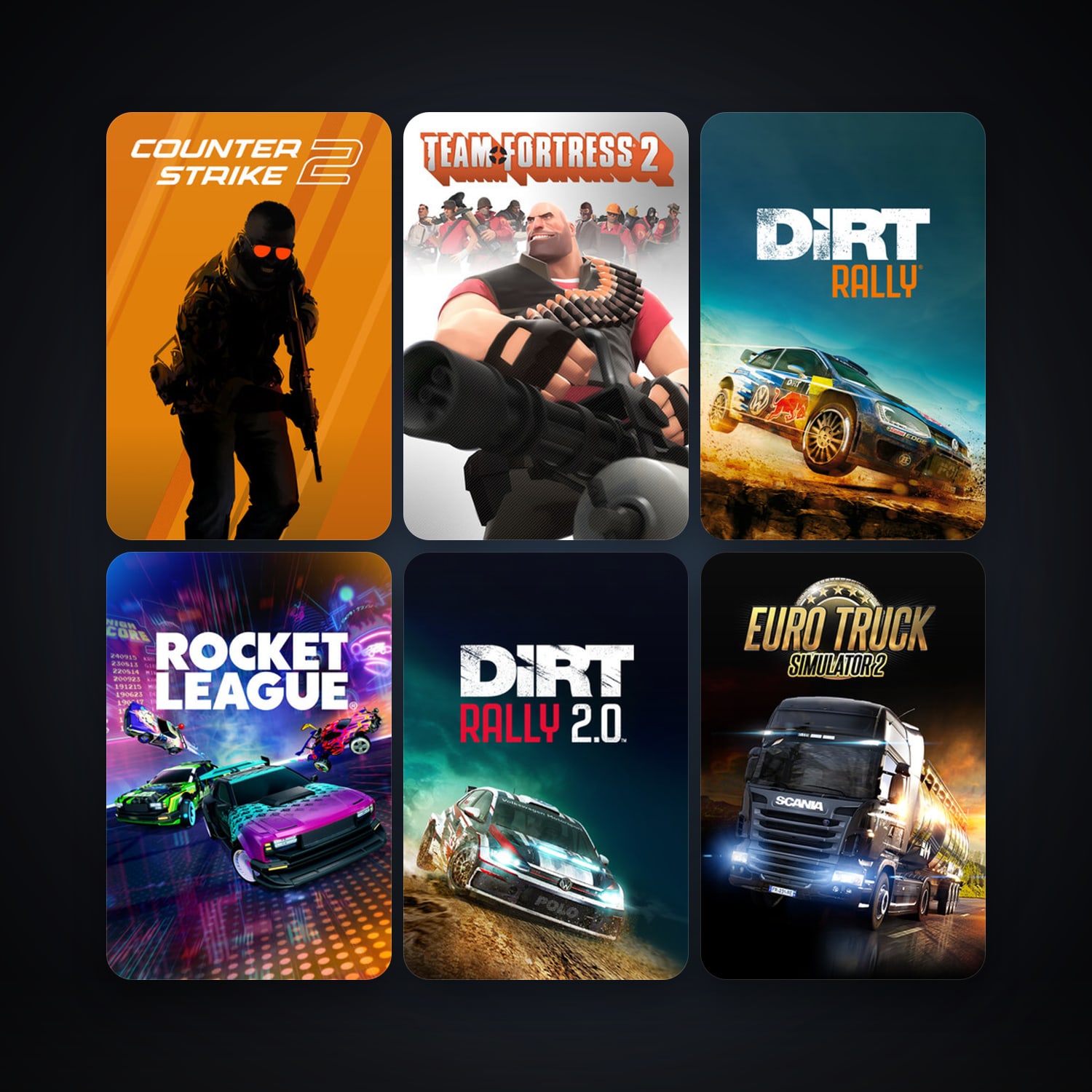Team Fortress 2 + CS2 Prime, 46 games, Steam 27, clean — HabibiAccounts