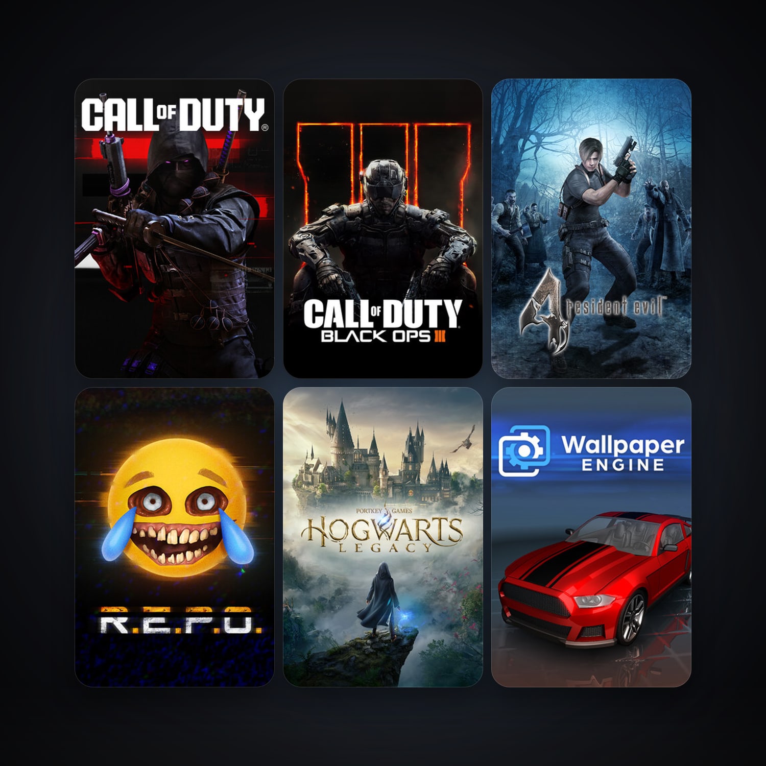 resident evil 4 (2005) + Call of Duty: Black Ops III, 22 games, clean — HabibiAccounts
